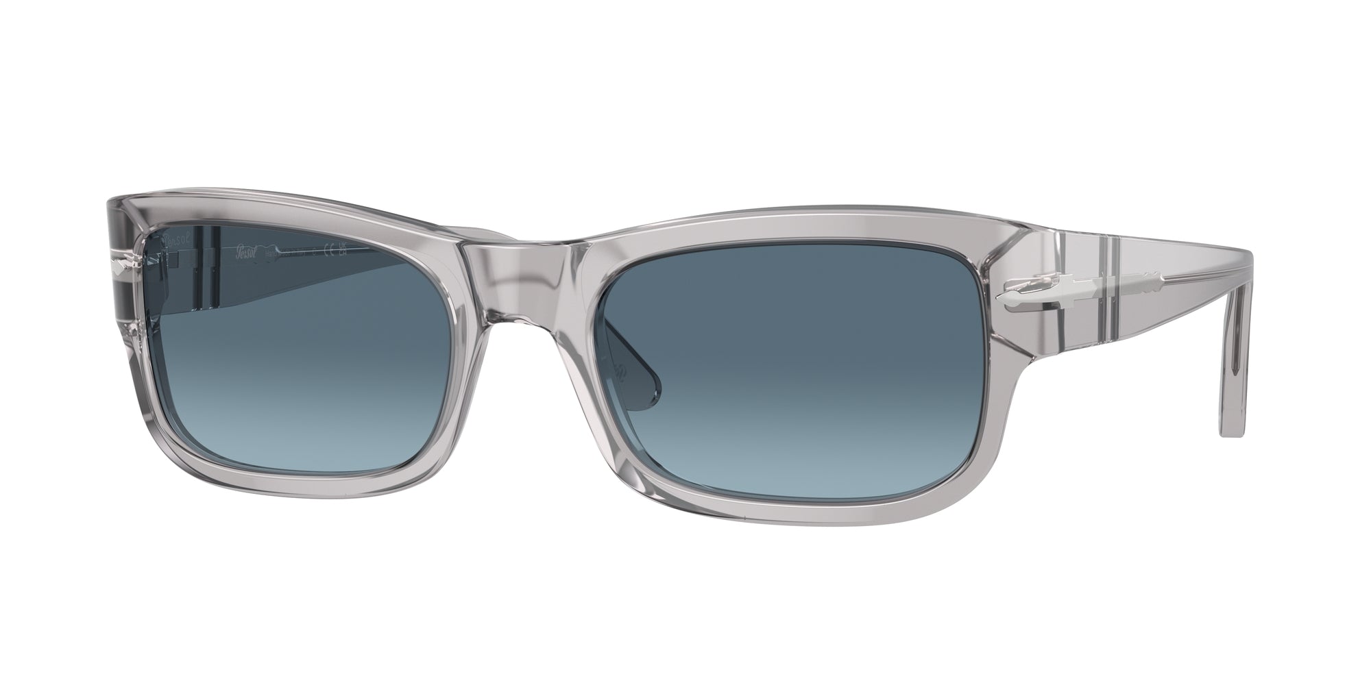 Persol Unisex Persol PO3326S 309/Q8 Occhiali da sole Acetato Grigio Blu Squadrata Normale Sfumato Persol Unisex Persol PO3326S 309/Q8 Occhiali da sole Acetato Grigio Blu Squadrata Normale Sfumato