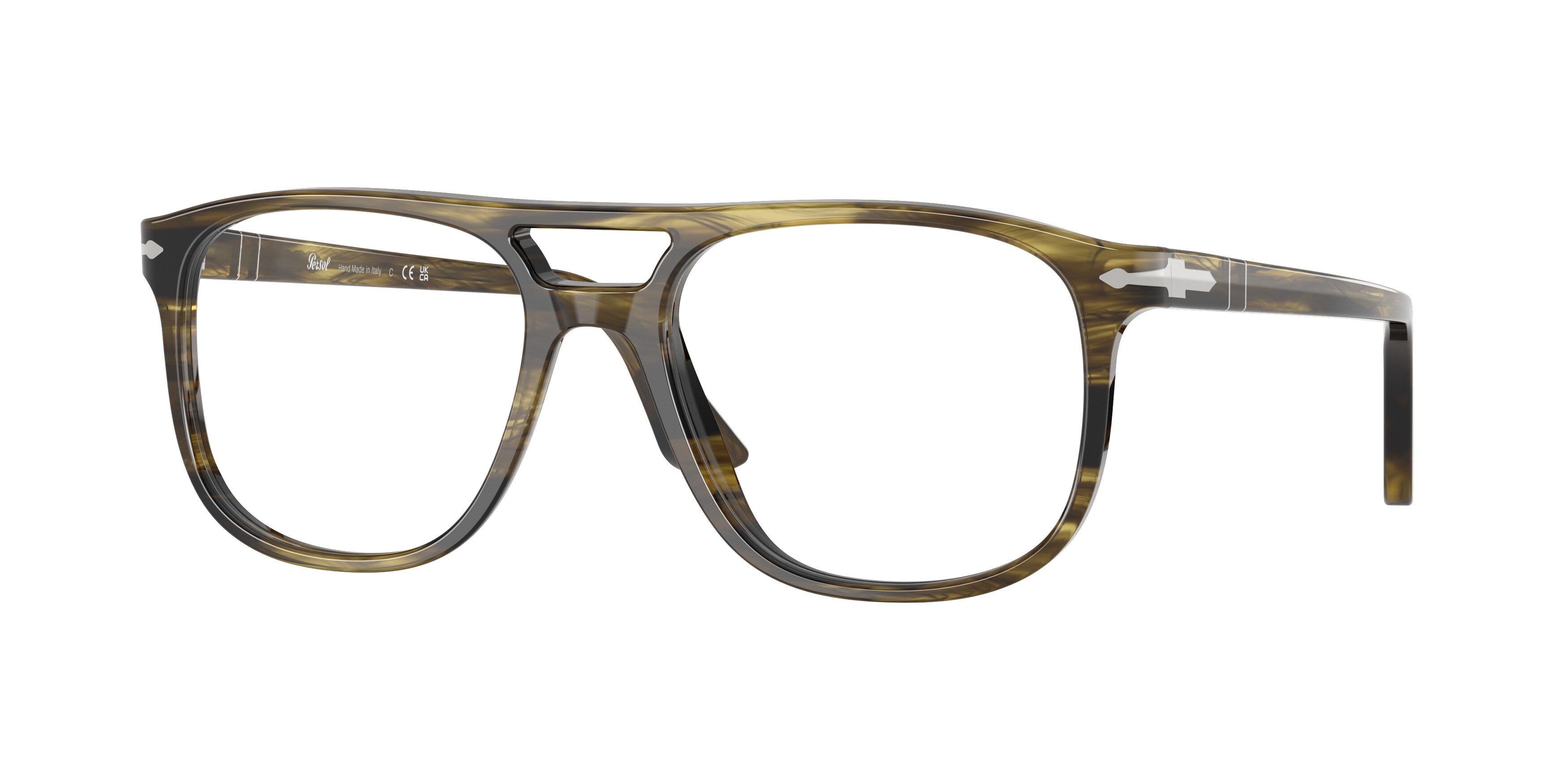 Persol Unisex Persol PO3329V GRETA 1237 Montature da vista Acetato Verde Pilot Normale Persol Unisex Persol PO3329V GRETA 1237 Montature da vista Acetato Verde Pilot Normale