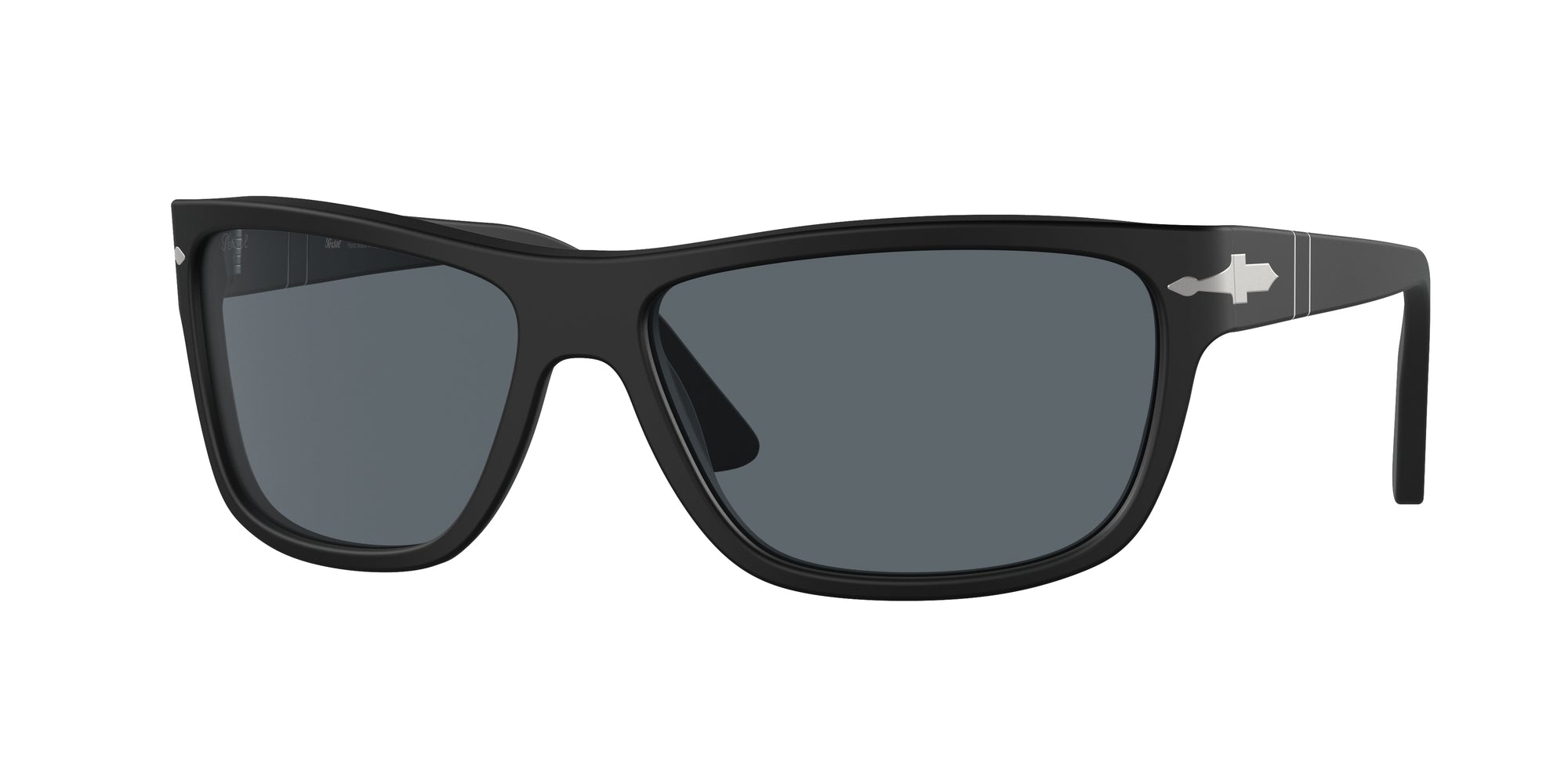 Persol Unisex Persol PO3342S 900/R5 Occhiali da sole Acetato Nero Blu Squadrata Normale Antiriflesso Persol Unisex Persol PO3342S 900/R5 Occhiali da sole Acetato Nero Blu Squadrata Normale Antiriflesso