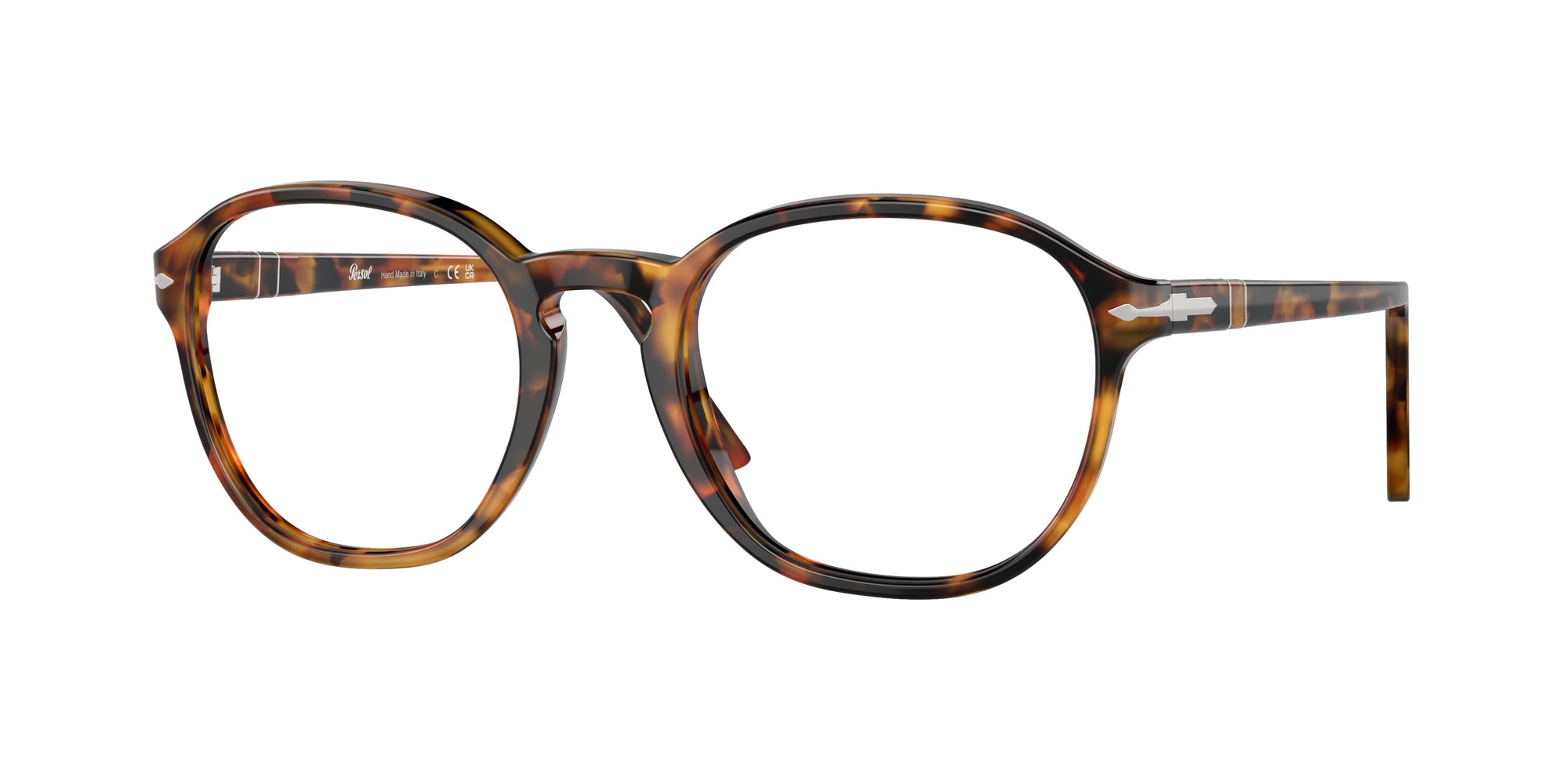 Persol Unisex Persol PO3343V 1052 Montature da vista Acetato Tartaruga Trasparente Pantos Normale Persol Unisex Persol PO3343V 1052 Montature da vista Acetato Tartaruga Trasparente Pantos Normale