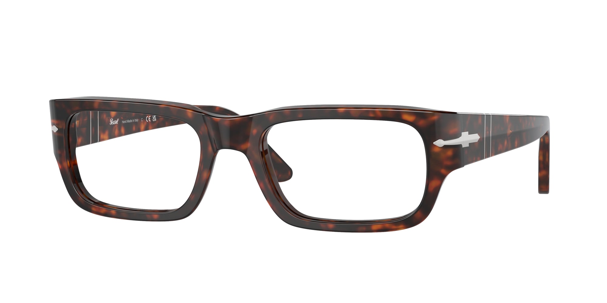 Persol Unisex Persol PO3347V 24 Montature da vista Acetato Tartaruga Trasparente Squadrata Normale Persol Unisex Persol PO3347V 24 Montature da vista Acetato Tartaruga Trasparente Squadrata Normale