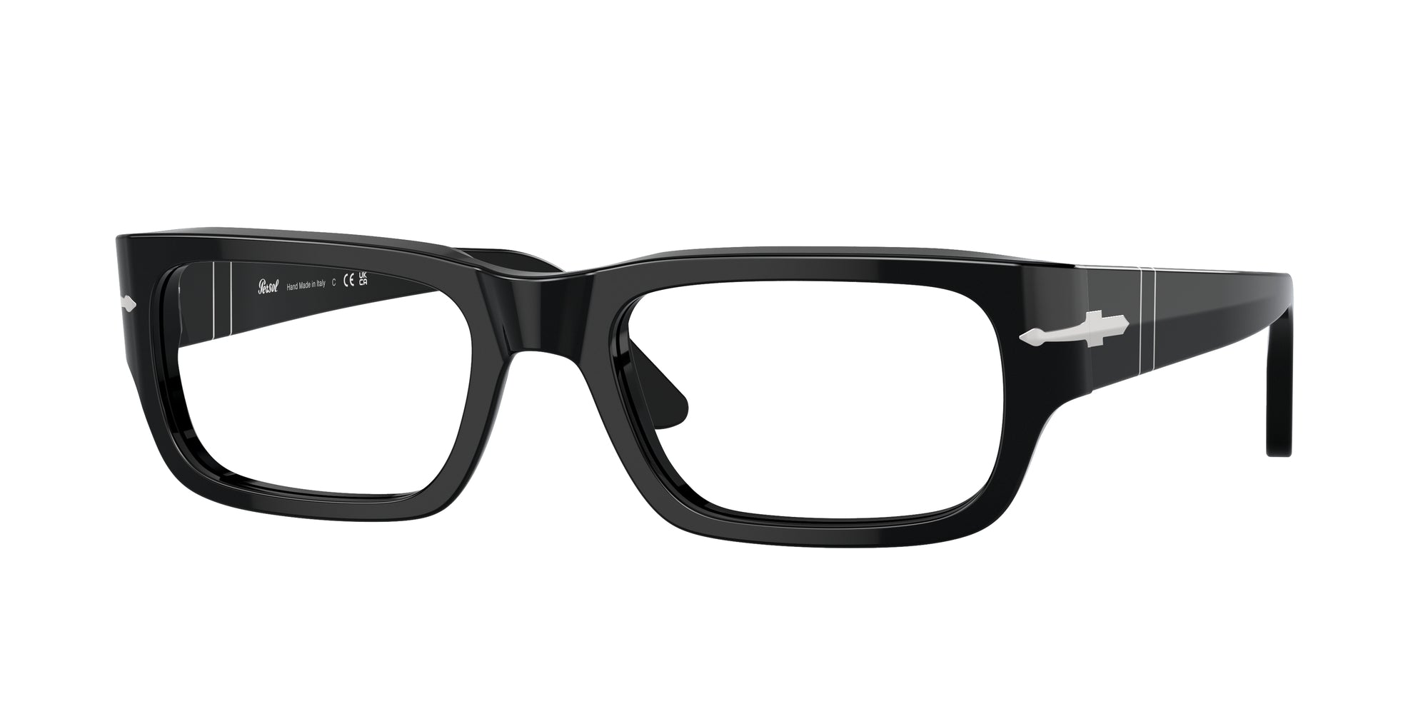 Persol Unisex Persol PO3347V 95 Montature da vista Acetato Nero Trasparente Squadrata Normale Persol Unisex Persol PO3347V 95 Montature da vista Acetato Nero Trasparente Squadrata Normale