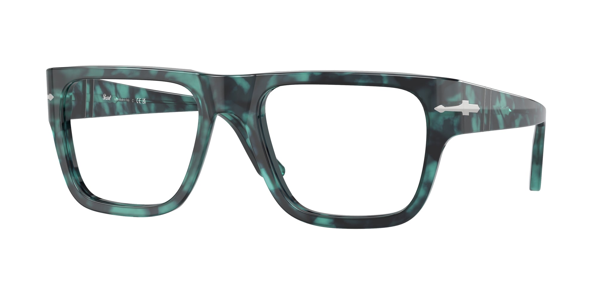 Persol Unisex Persol PO3348V 1211 Montature da vista Acetato Blu Trasparente Squadrata Normale Persol Unisex Persol PO3348V 1211 Montature da vista Acetato Blu Trasparente Squadrata Normale