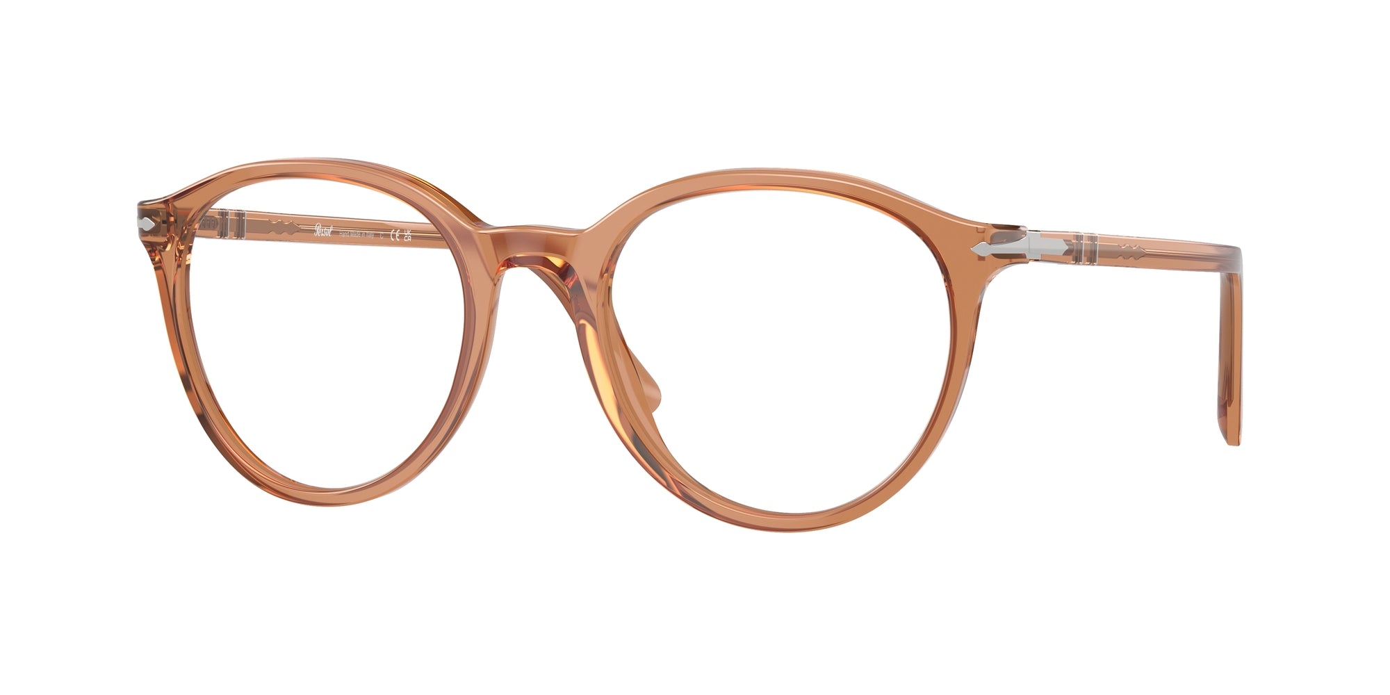 Persol Unisex Persol PO3353V 1213 Montature da vista Acetato Marrone Pantos Normale