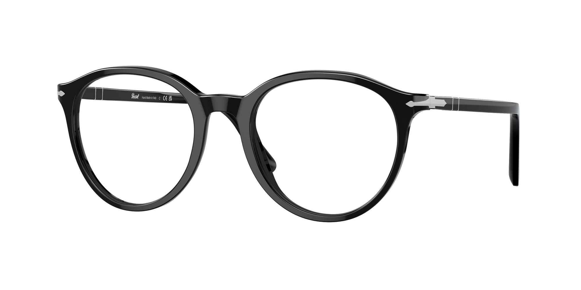 Persol Unisex Persol PO3353V 95 Montature da vista Acetato Nero Trasparente Pantos Normale Persol Unisex Persol PO3353V 95 Montature da vista Acetato Nero Trasparente Pantos Normale