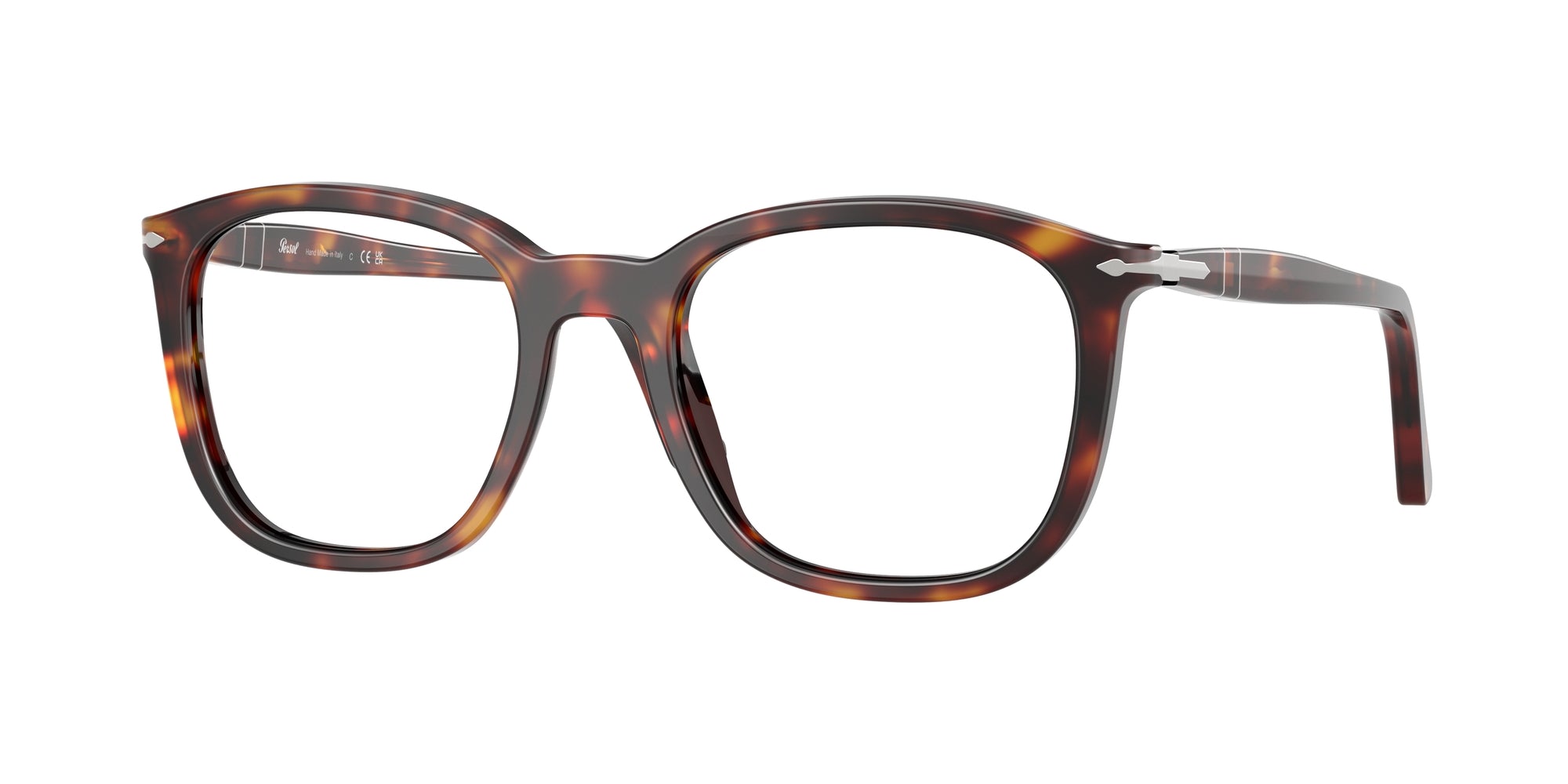 Persol Unisex Persol PO3355V 24 Montature da vista Acetato Tartaruga Pillow Normale
