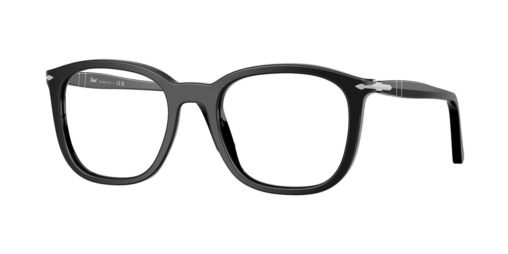 Persol Unisex Persol PO3355V 95 Montature da vista Acetato Nero Pillow Normale Persol Unisex Persol PO3355V 95 Montature da vista Acetato Nero Pillow Normale