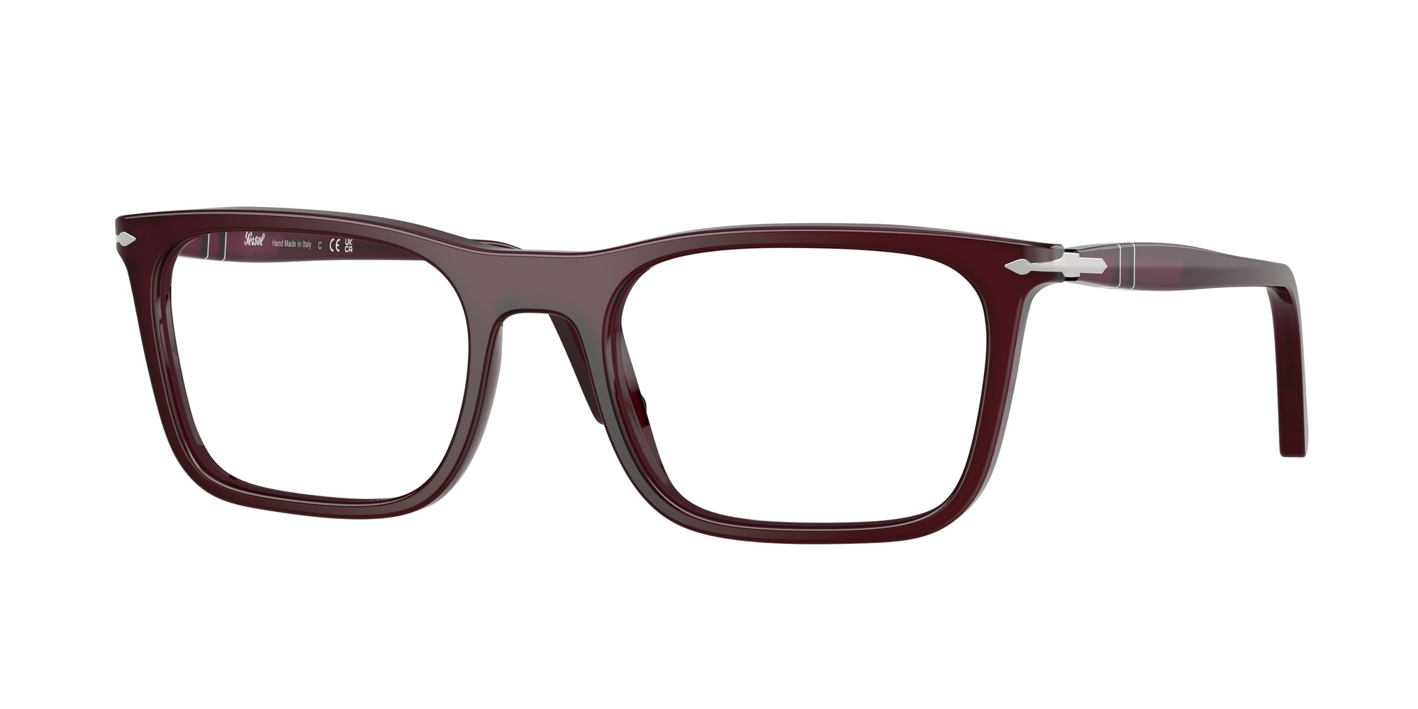 Persol Unisex Persol PO3358V 1216 Montature da vista Acetato Bordeaux Squadrata Normale Persol Unisex Persol PO3358V 1216 Montature da vista Acetato Bordeaux Squadrata Normale