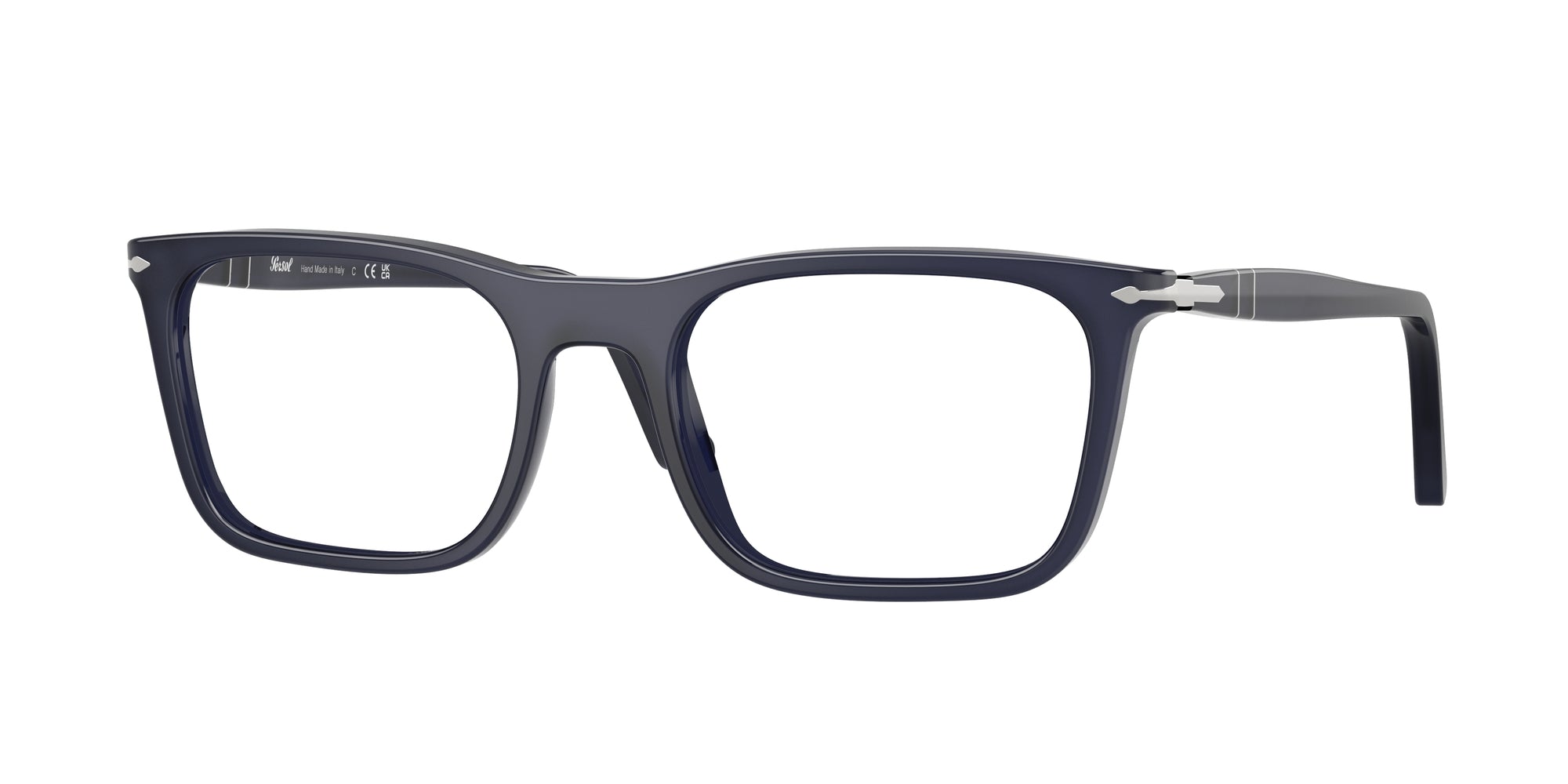 Persol Unisex Persol PO3358V 1217 Montature da vista Acetato Blu Squadrata Normale Persol Unisex Persol PO3358V 1217 Montature da vista Acetato Blu Squadrata Normale