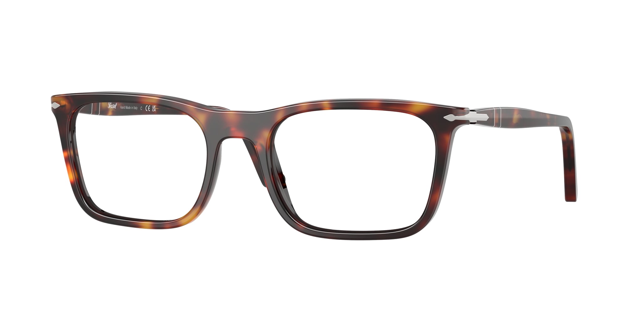 Persol Unisex Persol PO3358V 24 Montature da vista Acetato Tartaruga Squadrata Normale Persol Unisex Persol PO3358V 24 Montature da vista Acetato Tartaruga Squadrata Normale