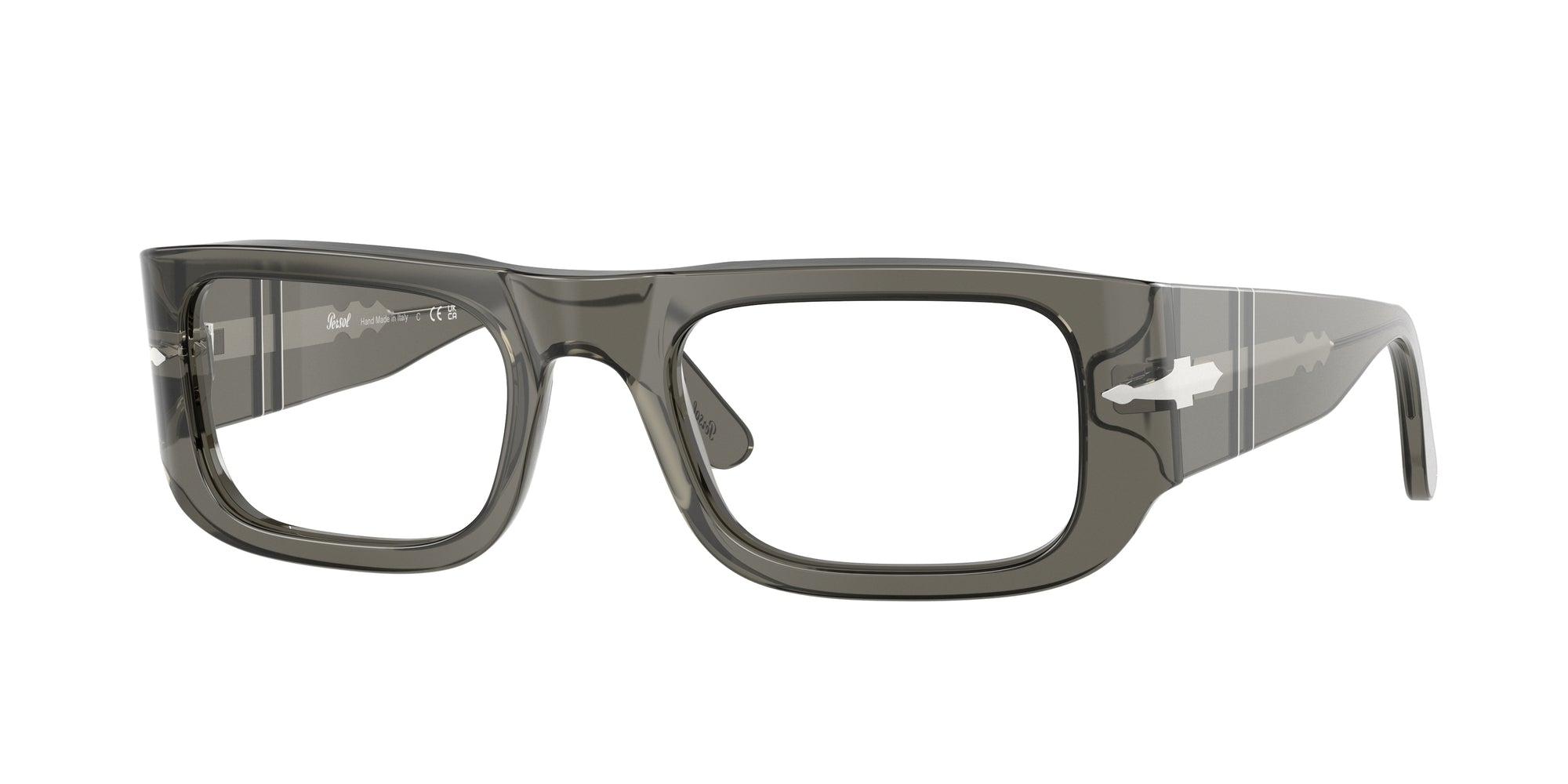 Persol Unisex Persol PO3362V WES 1103 Montature da vista Acetato Grigio Pillow Normale