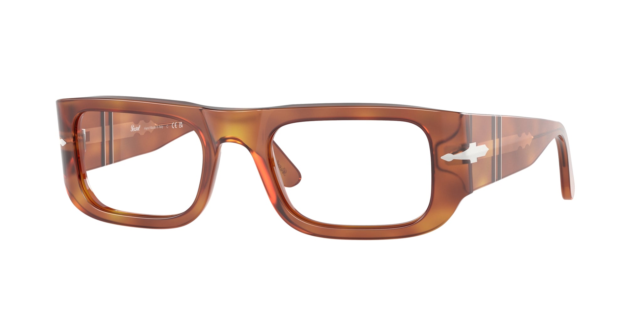 Persol Unisex Persol PO3362V WES 96 Montature da vista Acetato Marrone Pillow Normale