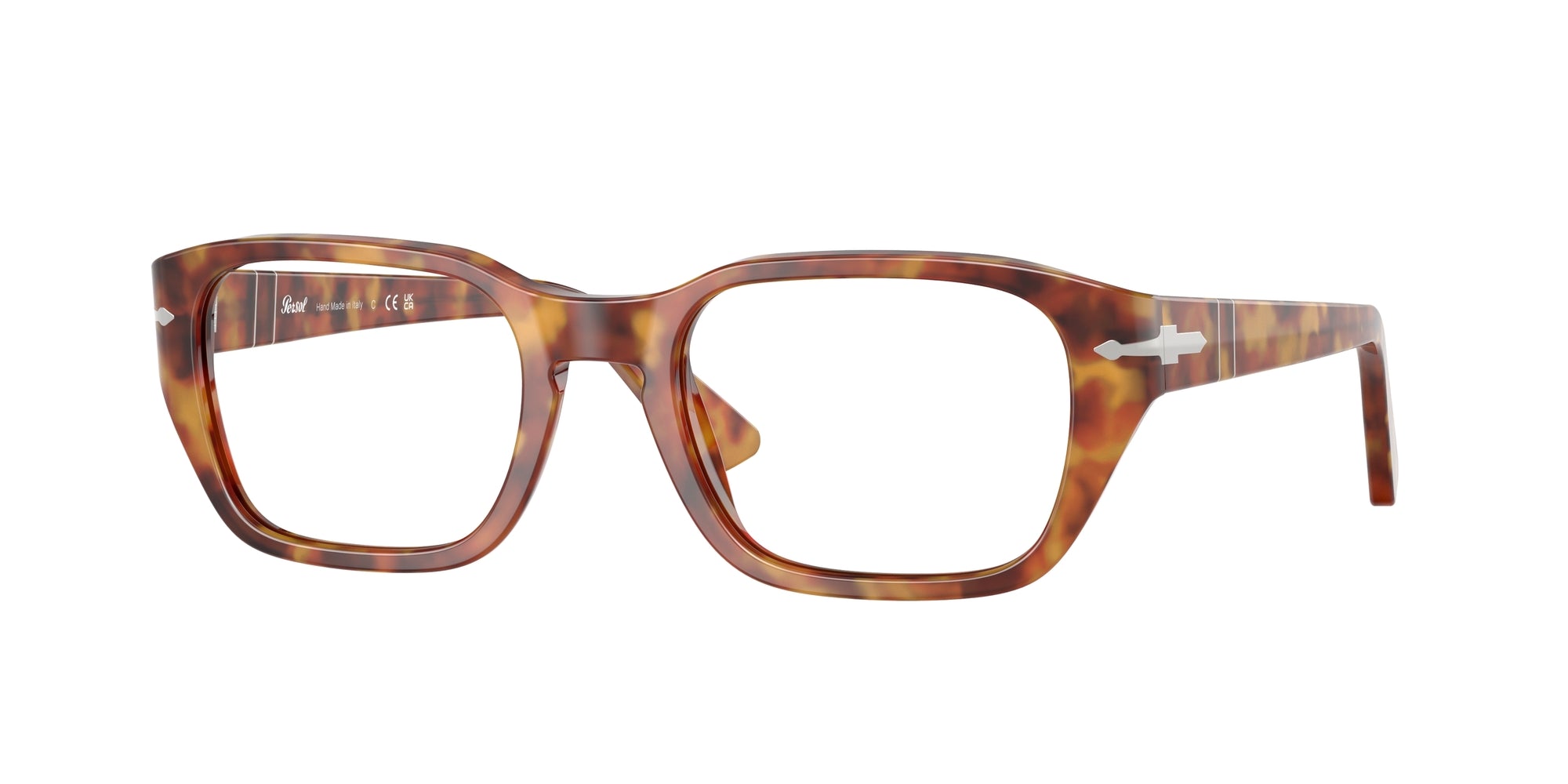 Persol Unisex Persol PO3365V 106 Montature da vista Acetato Tartaruga Pillow Normale