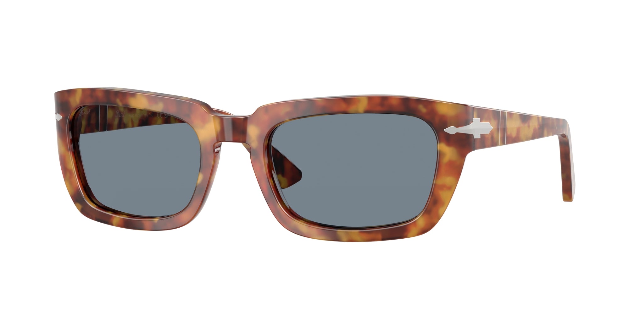 Persol Unisex Persol PO3367S 106/56 Occhiali da sole Acetato Tartaruga Blu Pillow Normale