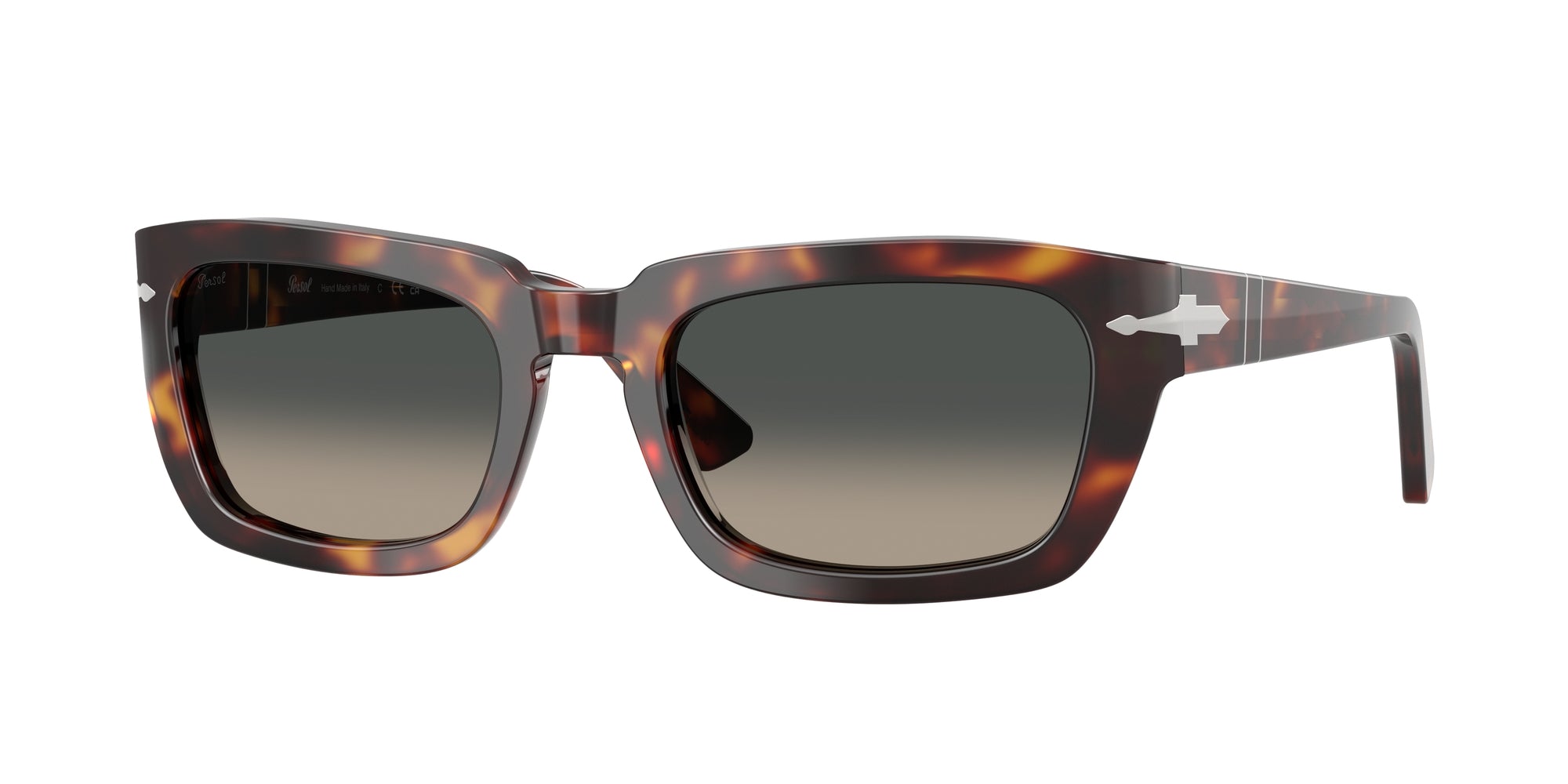 Persol Unisex Persol PO3367S 24/71 Occhiali da sole Acetato Tartaruga Grigio Pillow Normale Sfumato Persol Unisex Persol PO3367S 24/71 Occhiali da sole Acetato Tartaruga Grigio Pillow Normale Sfumato