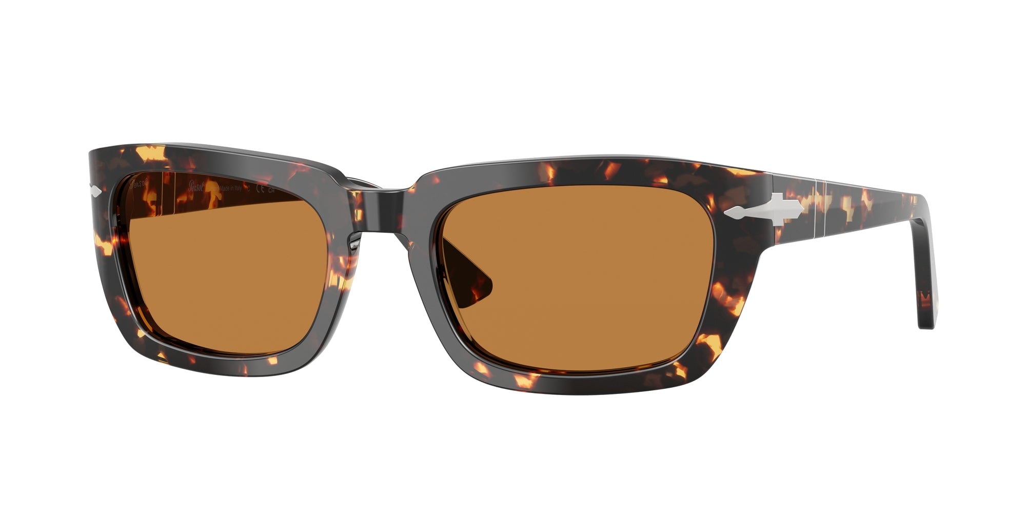 Persol Unisex Persol PO3367S 985/53 Occhiali da sole Acetato Tartaruga Giallo Pillow Normale