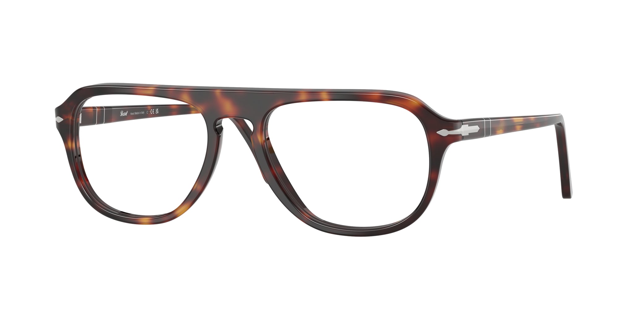 Persol Unisex Persol PO3368V 24 Montature da vista Acetato Tartaruga Pilot Normale Persol Unisex Persol PO3368V 24 Montature da vista Acetato Tartaruga Pilot Normale
