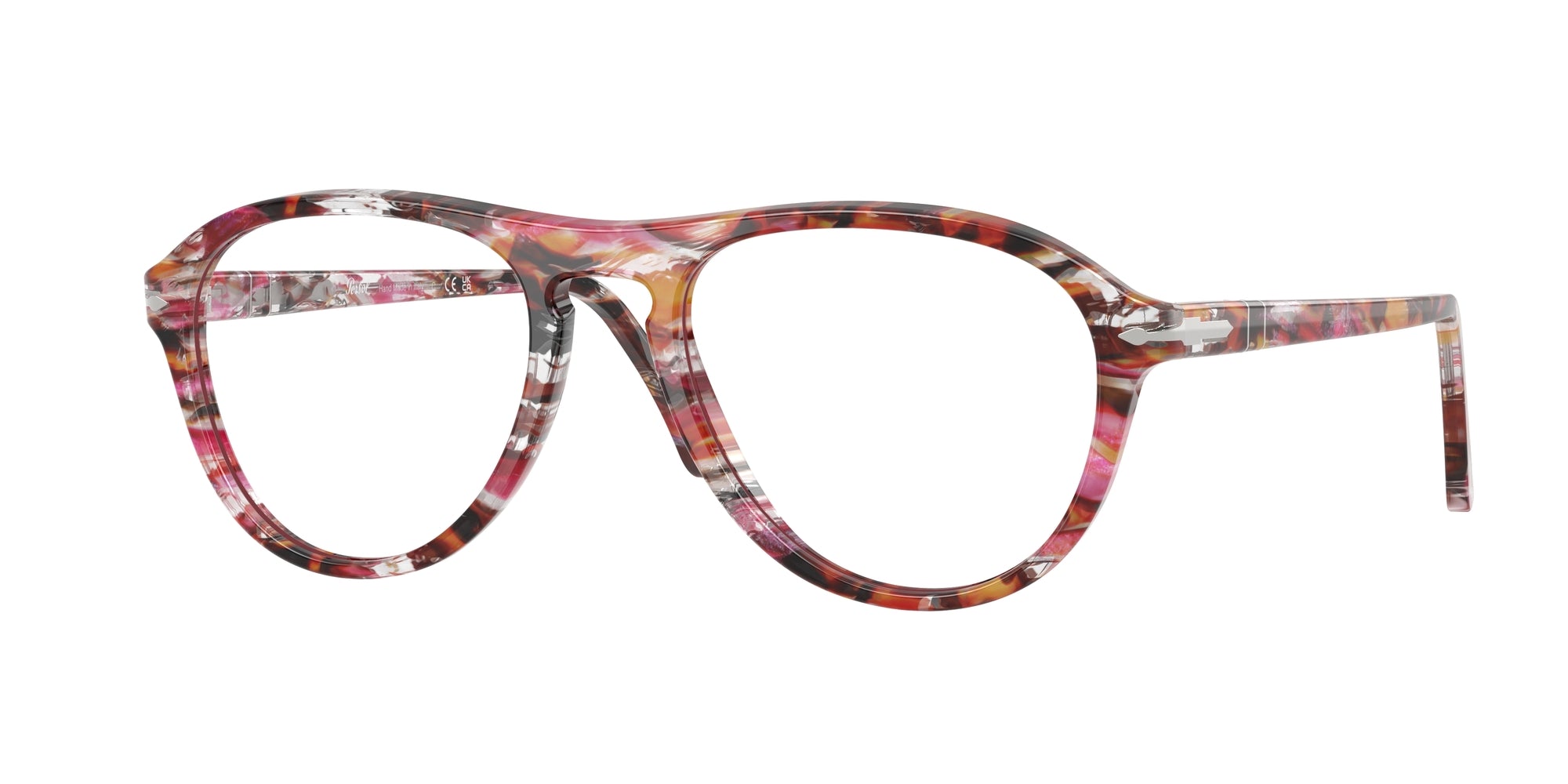 Persol Unisex Persol PO3371V LYNN 1220 Montature da vista Acetato Multi-colore Pilot Normale