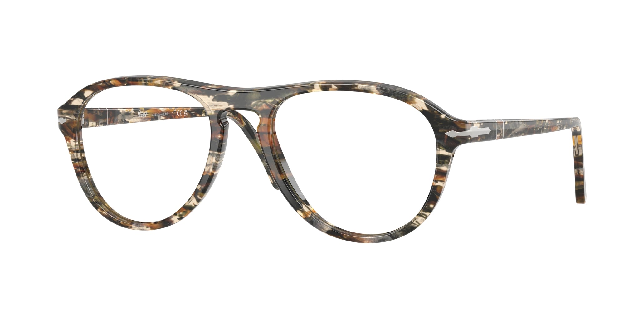 Persol Unisex Persol PO3371V LYNN 1221 Montature da vista Acetato Multi-colore Pilot Normale