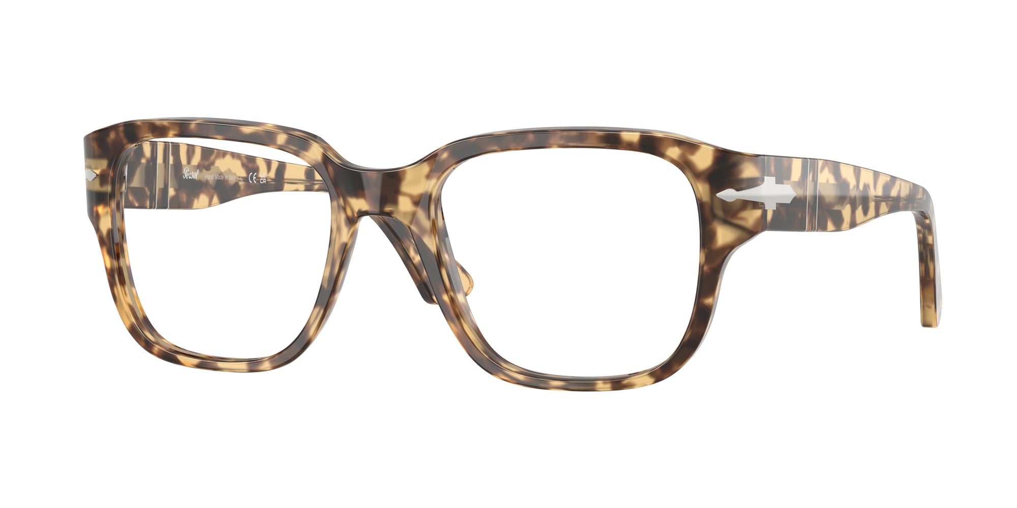 Persol Unisex Persol PO3374V 1056 Montature da vista Acetato Marrone Squadrata Normale