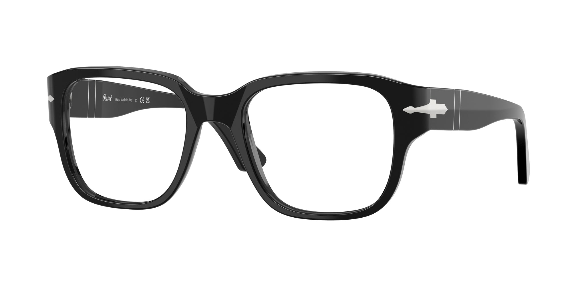 Persol Unisex Persol PO3374V 95 Montature da vista Acetato Nero Squadrata Normale Persol Unisex Persol PO3374V 95 Montature da vista Acetato Nero Squadrata Normale