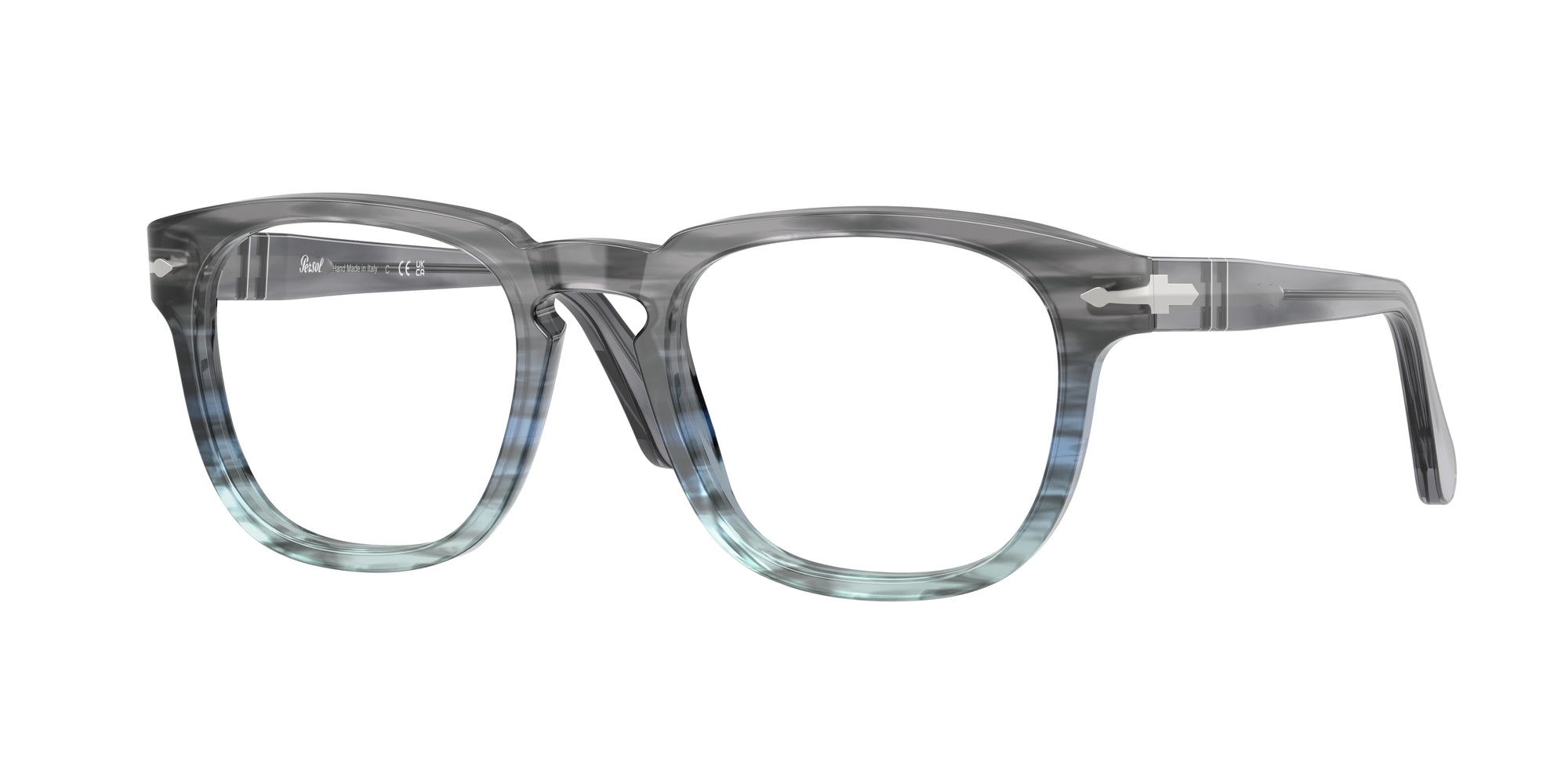 Persol Unisex Persol PO3376V 1205 Montature da vista Acetato Grigio Squadrata Normale Persol Unisex Persol PO3376V 1205 Montature da vista Acetato Grigio Squadrata Normale