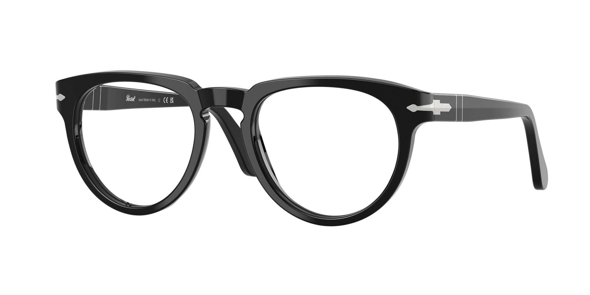 Persol Unisex Persol PO3377V 95 Montature da vista Acetato Nero Pantos Normale