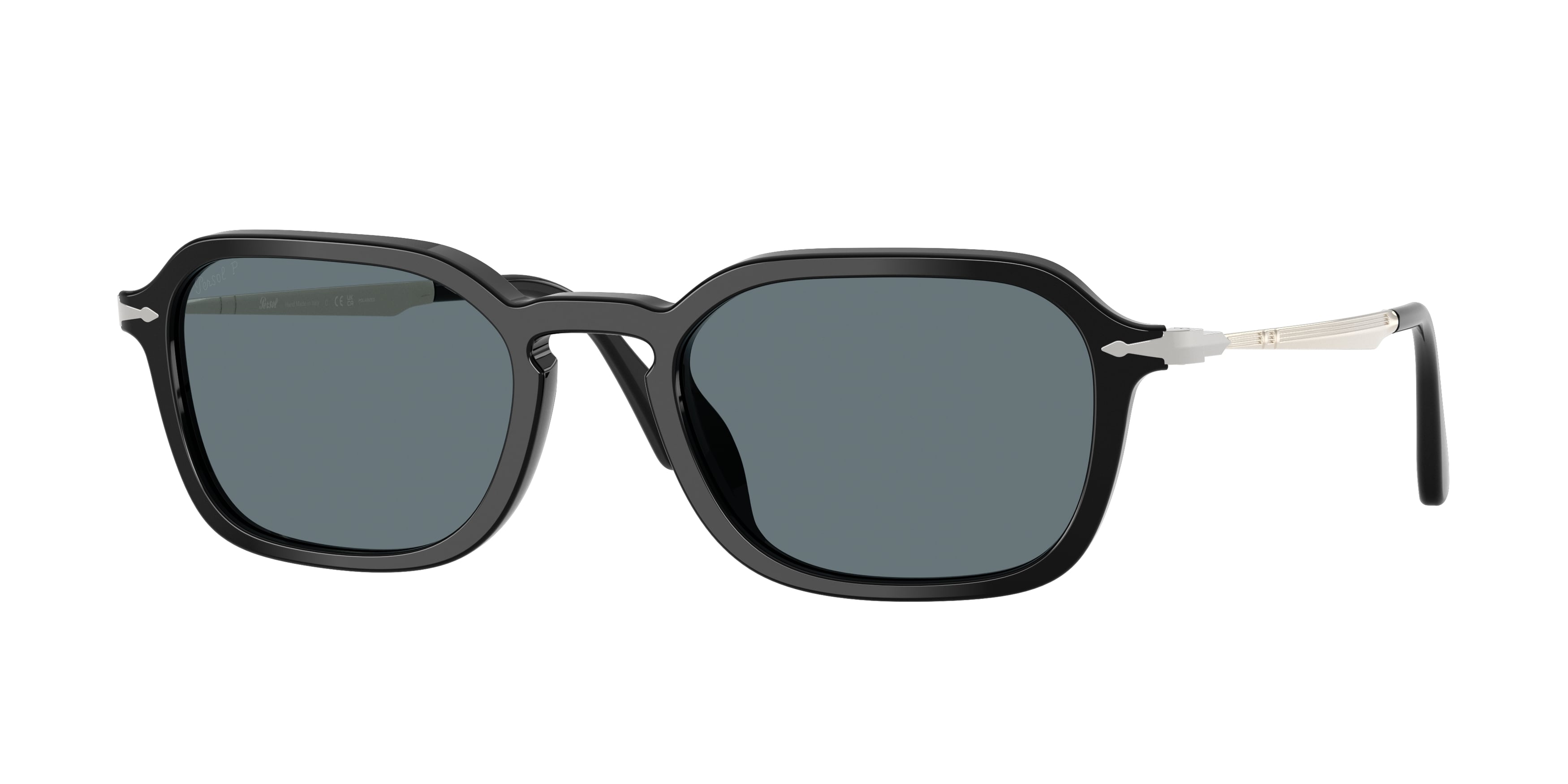 Persol Unisex Persol PO3381S 95/3R Occhiali da sole Acetato Nero Grigio Pantos Polarizzata Persol Unisex Persol PO3381S 95/3R Occhiali da sole Acetato Nero Grigio Pantos Polarizzata