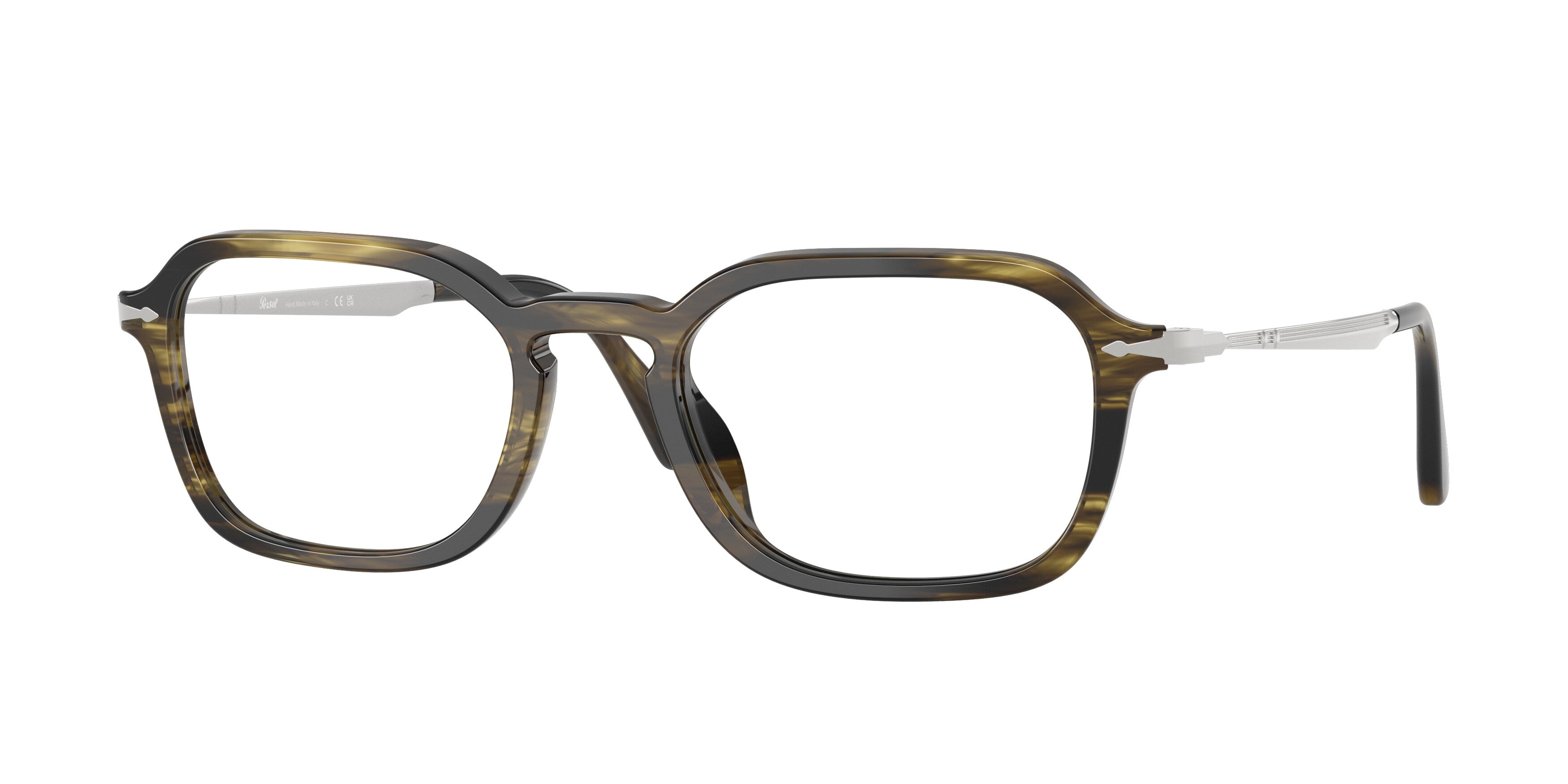 Persol Unisex Persol PO3381V 1237 Montature da vista Acetato Verde Pillow Normale