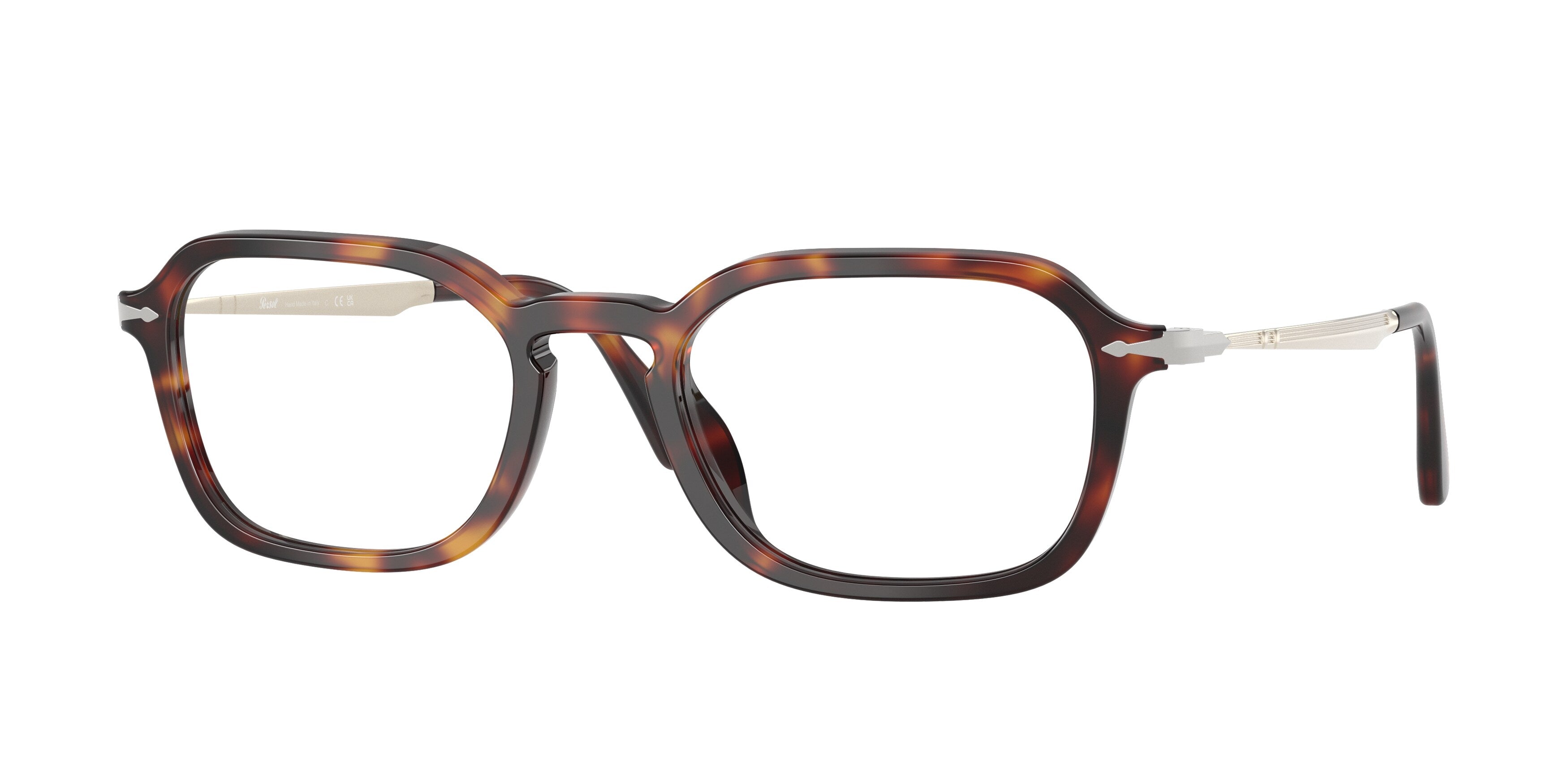 Persol Unisex Persol PO3381V 24 Montature da vista Acetato Tartaruga Pillow Normale