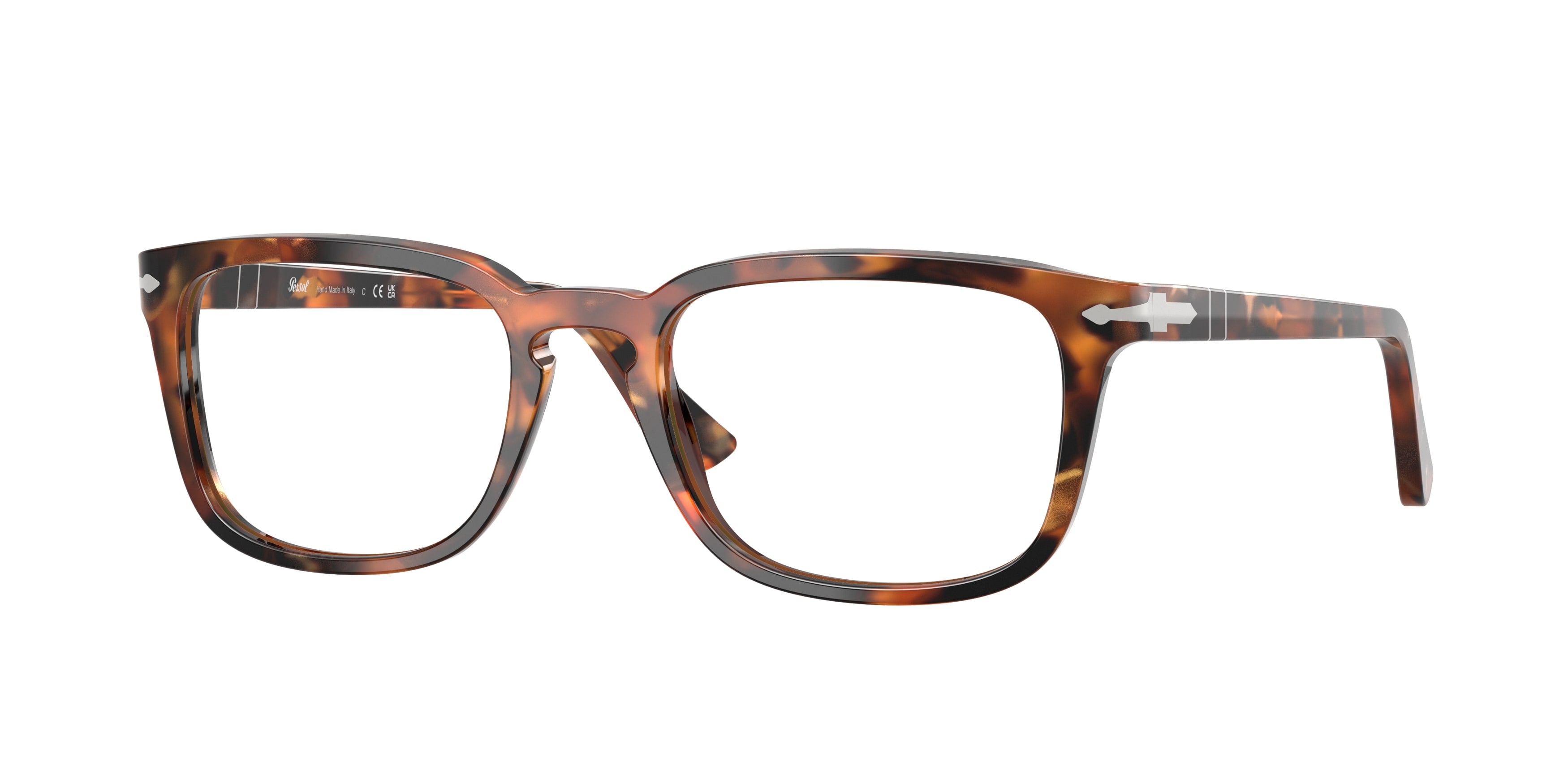 Persol Unisex Persol PO3382V 1231 Montature da vista Acetato Marrone Pillow Normale