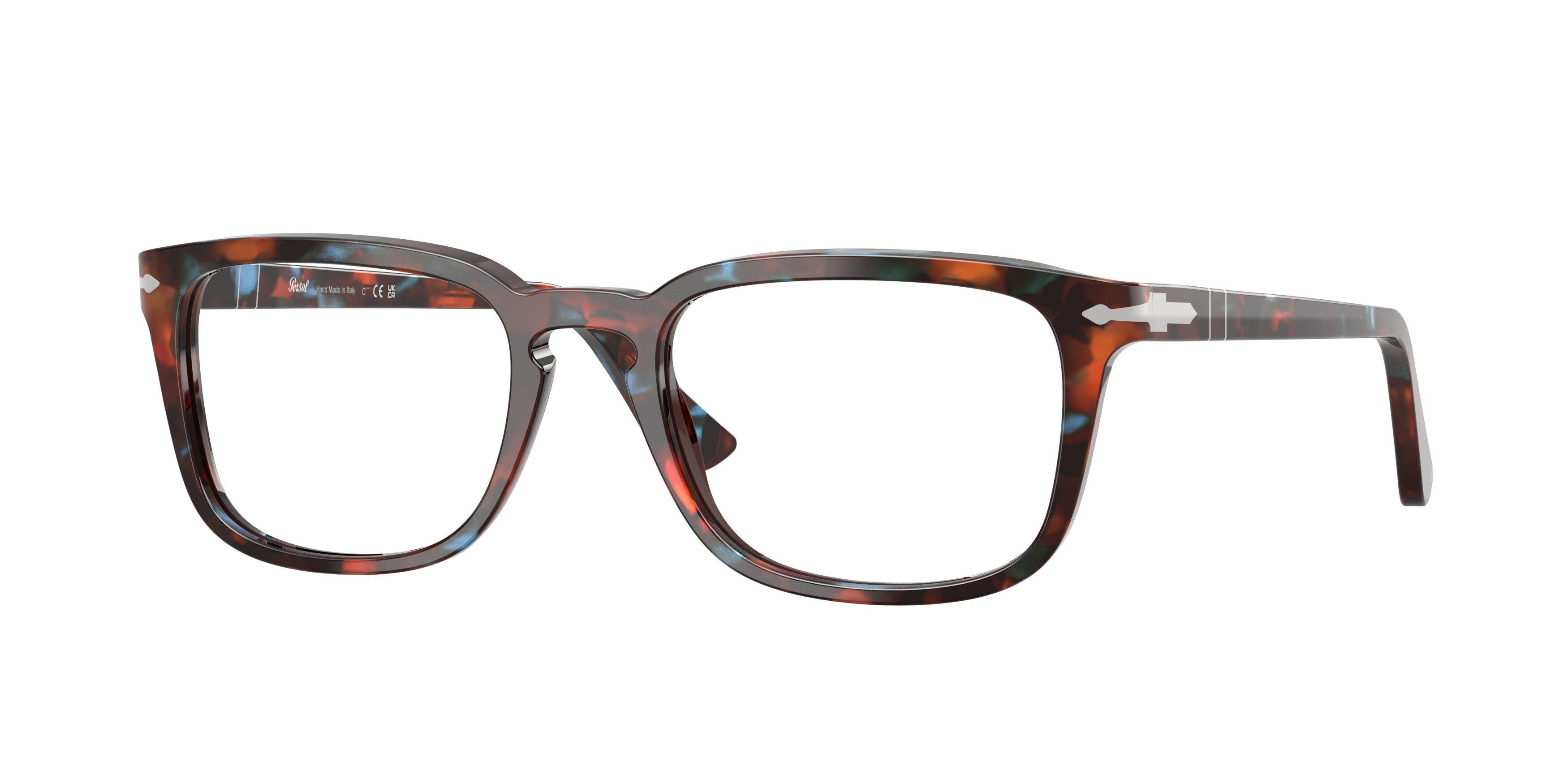 Persol Unisex Persol PO3382V 1232 Montature da vista Acetato Blu Pillow Normale
