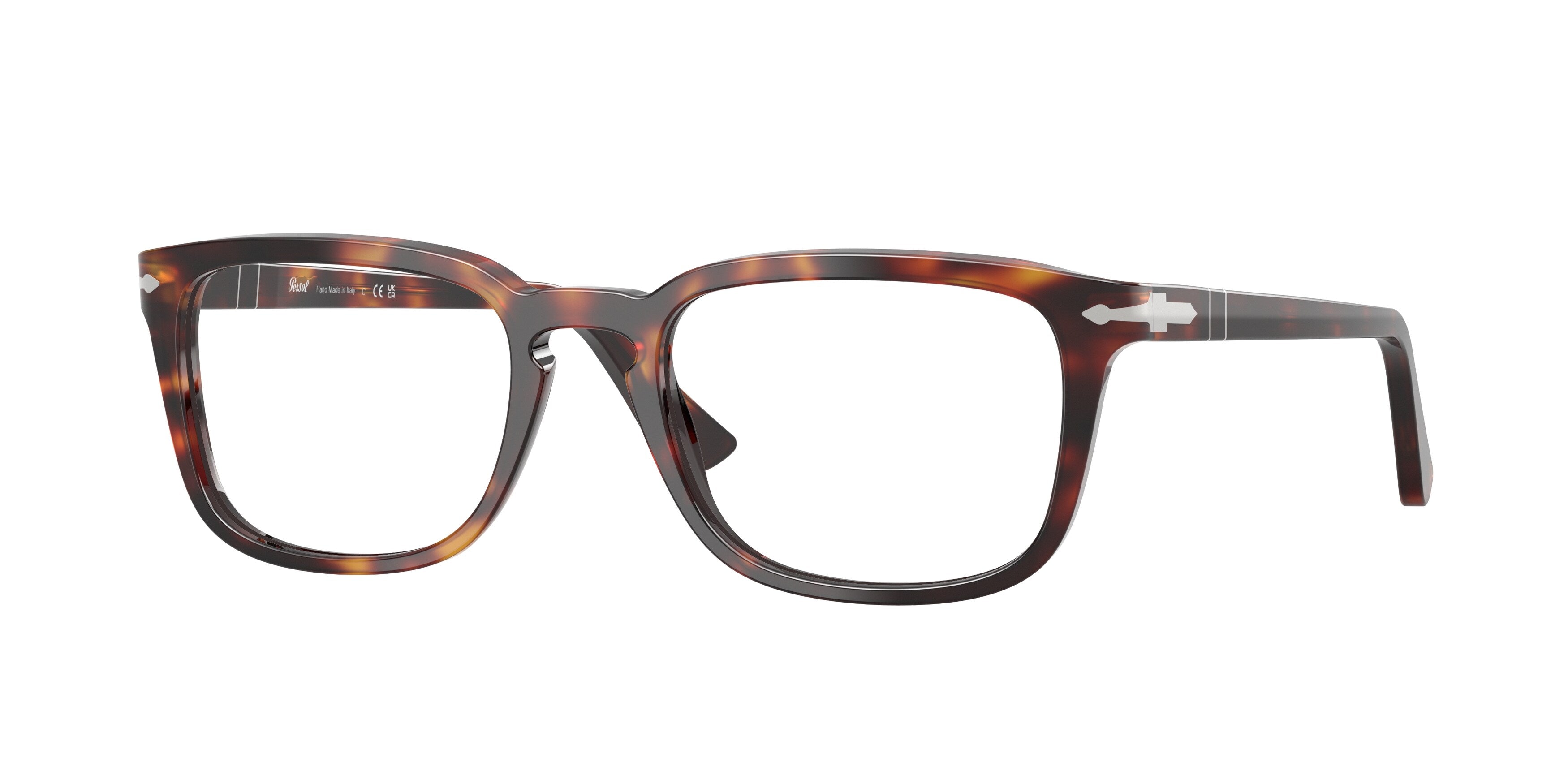 Persol Unisex Persol PO3382V 24 Montature da vista Acetato Tartaruga Pillow Normale