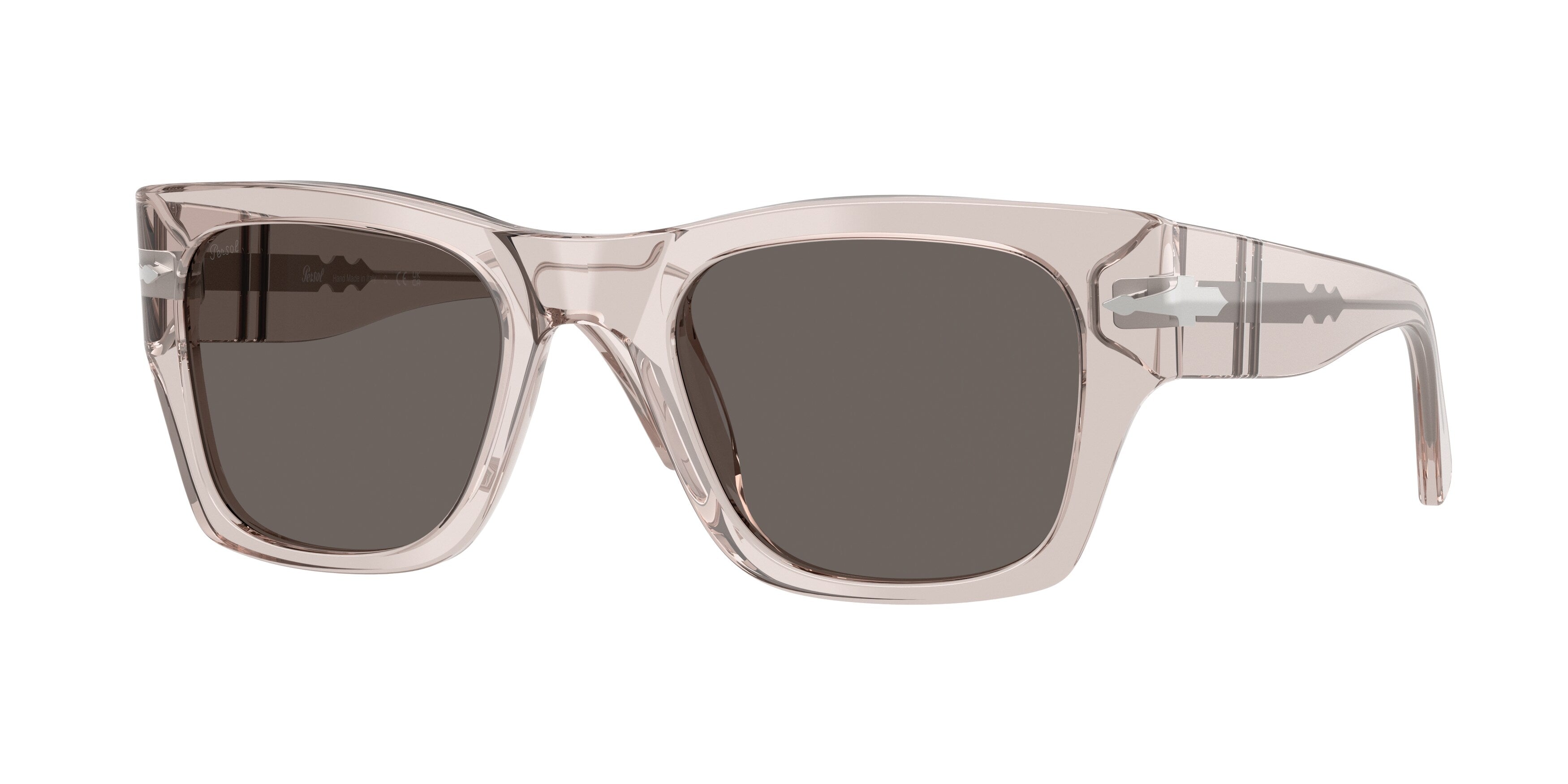 Persol Unisex Persol PO3384S 1229B1 Occhiali da sole Acetato Grigio Grigio Squadrata Normale