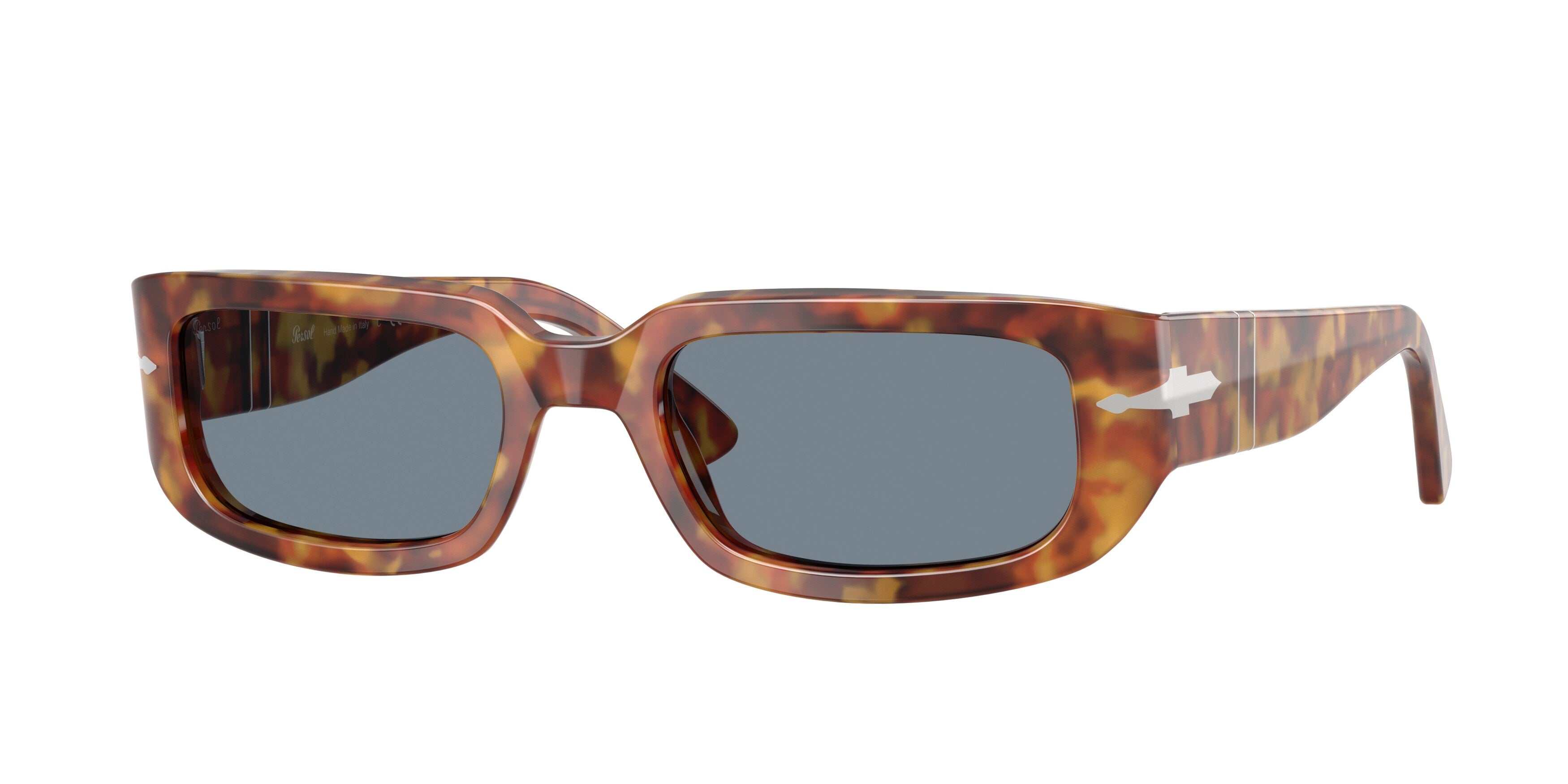 Persol Unisex Persol PO3385S MEL 106/56 Occhiali da sole Acetato Tartaruga Blu Pillow Normale Persol Unisex Persol PO3385S MEL 106/56 Occhiali da sole Acetato Tartaruga Blu Pillow Normale