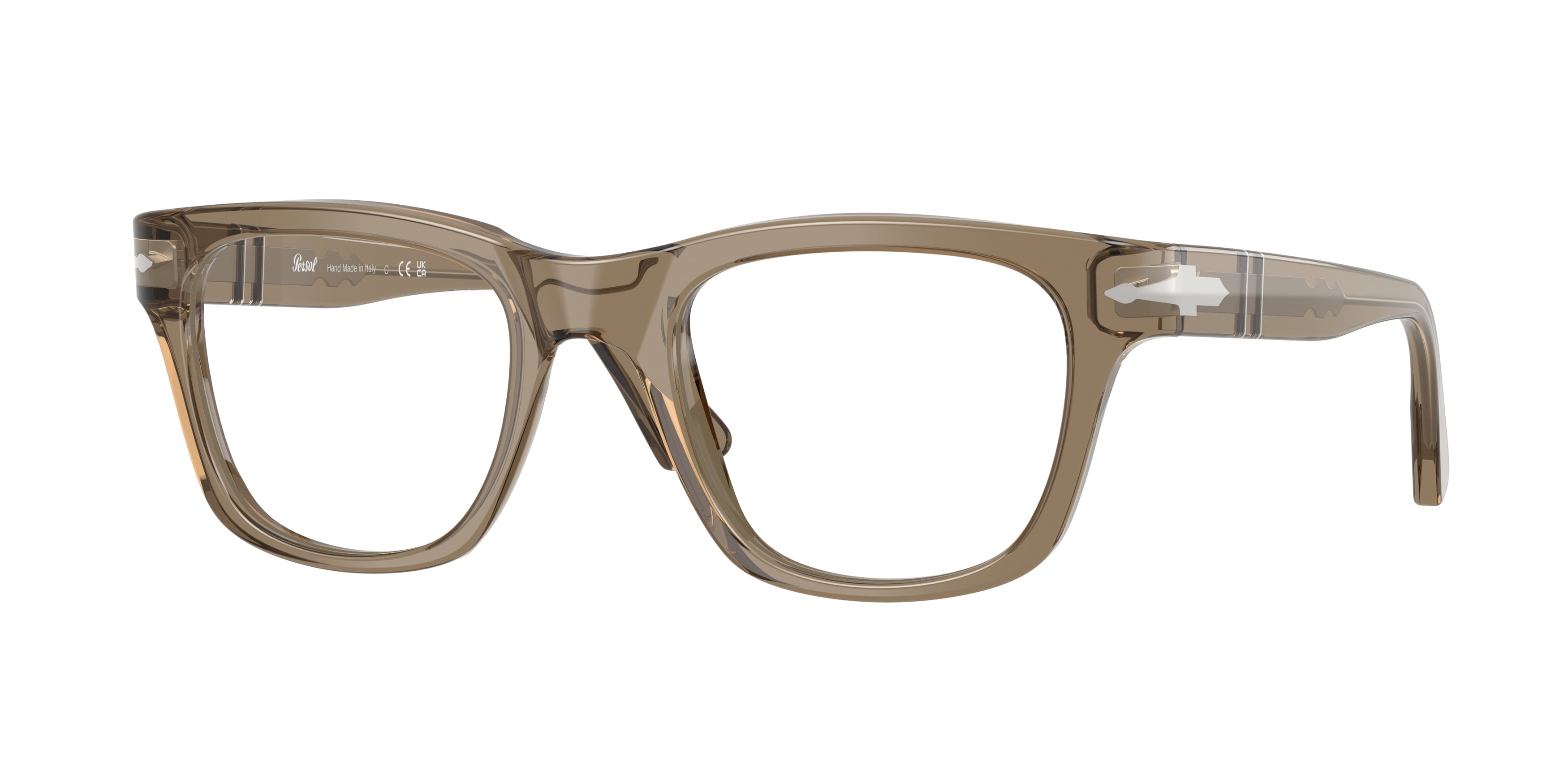 Persol Unisex Persol PO3389V CECIL 1228 Montature da vista Acetato Marrone Squadrata Normale Persol Unisex Persol PO3389V CECIL 1228 Montature da vista Acetato Marrone Squadrata Normale
