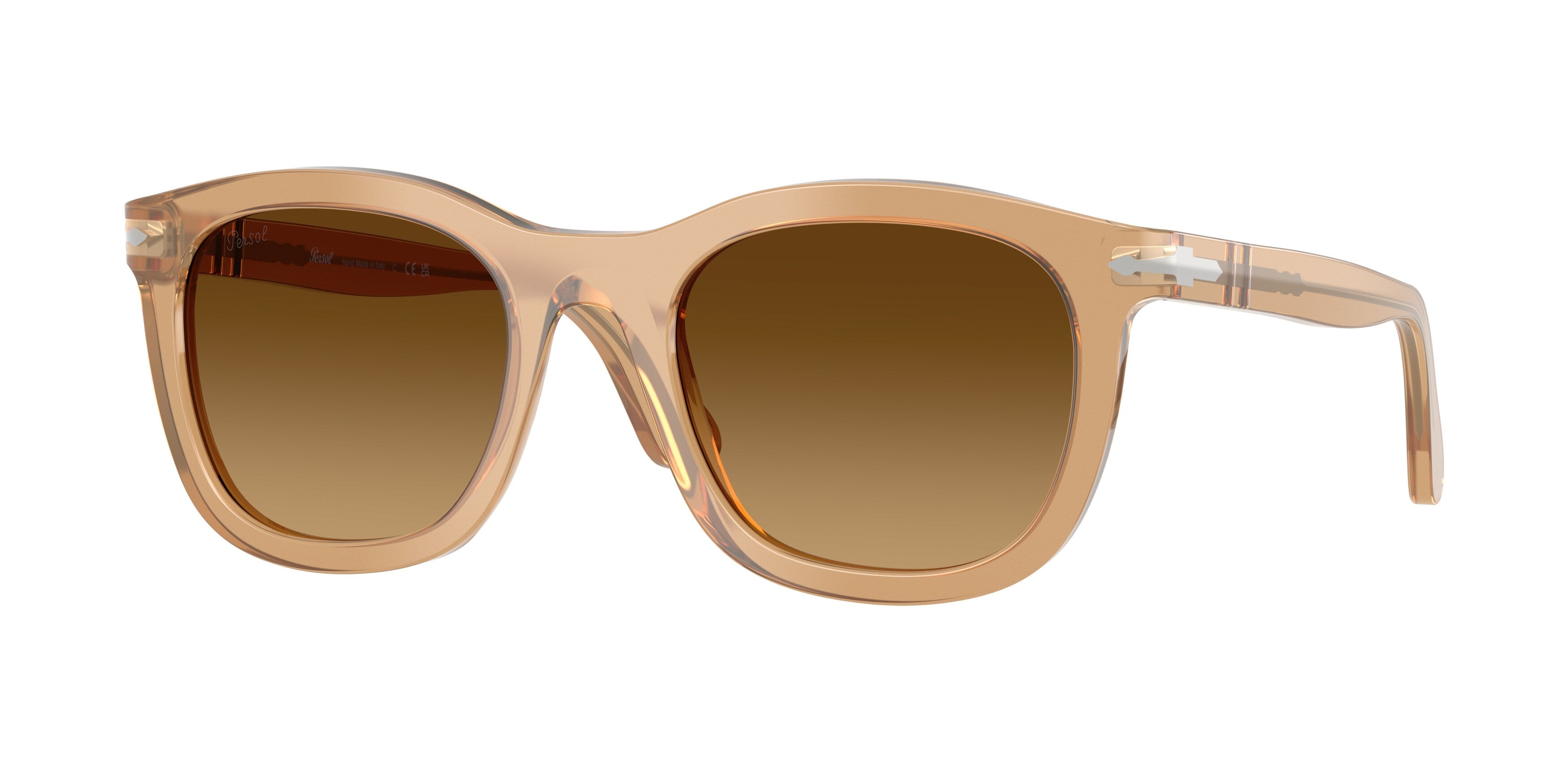 Persol Unisex Persol PO3395S 116985 Occhiali da sole Acetato Marrone Marrone Pantos Normale Sfumato Persol Unisex Persol PO3395S 116985 Occhiali da sole Acetato Marrone Marrone Pantos Normale Sfumato