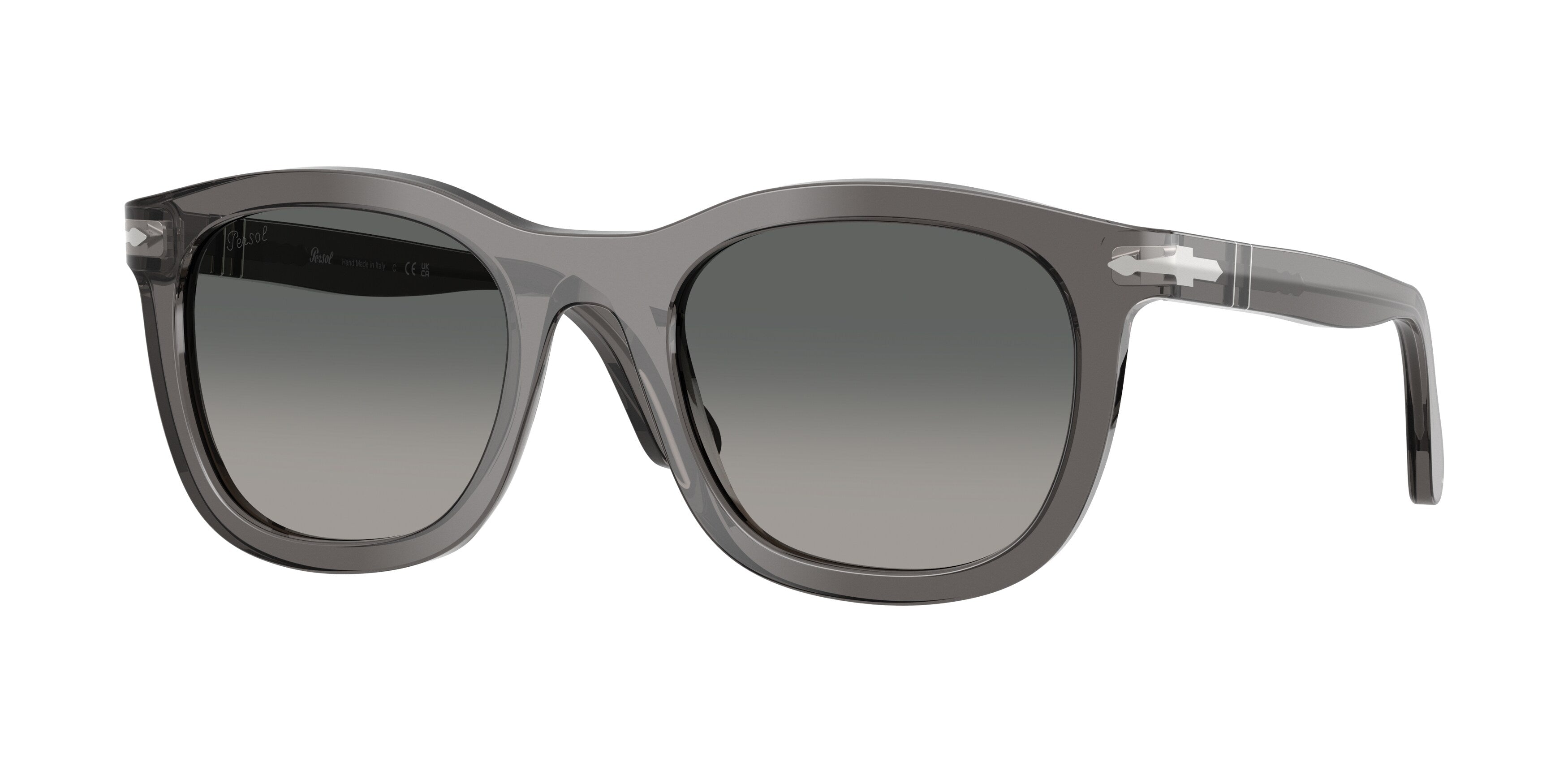 Persol Unisex Persol PO3395S 119671 Occhiali da sole Acetato Grigio Grigio Pantos Normale Sfumato Persol Unisex Persol PO3395S 119671 Occhiali da sole Acetato Grigio Grigio Pantos Normale Sfumato