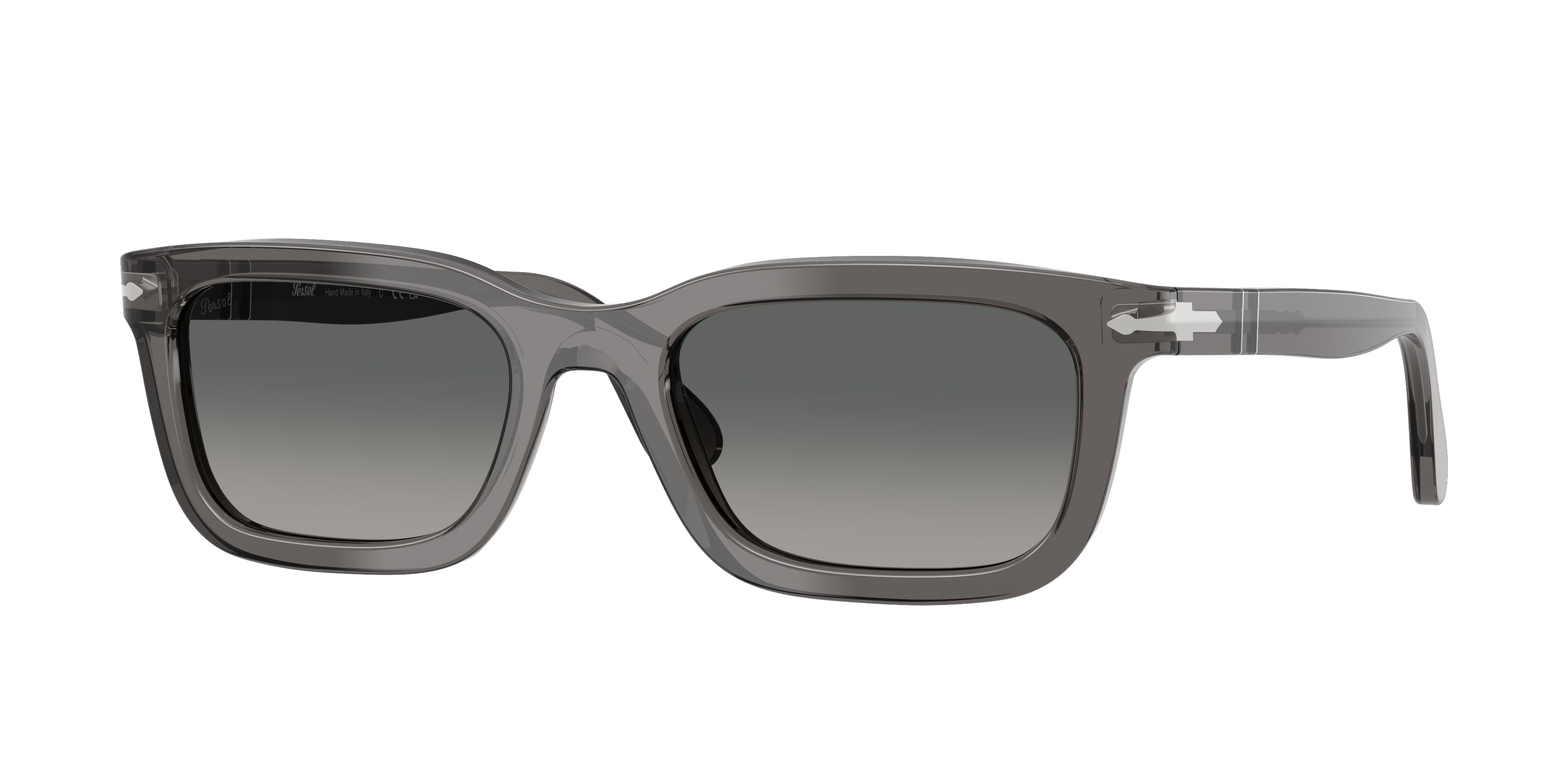 Persol Unisex Persol PO3396S 119671 Occhiali da sole Acetato Grigio Grigio Squadrata Normale Sfumato Persol Unisex Persol PO3396S 119671 Occhiali da sole Acetato Grigio Grigio Squadrata Normale Sfumato