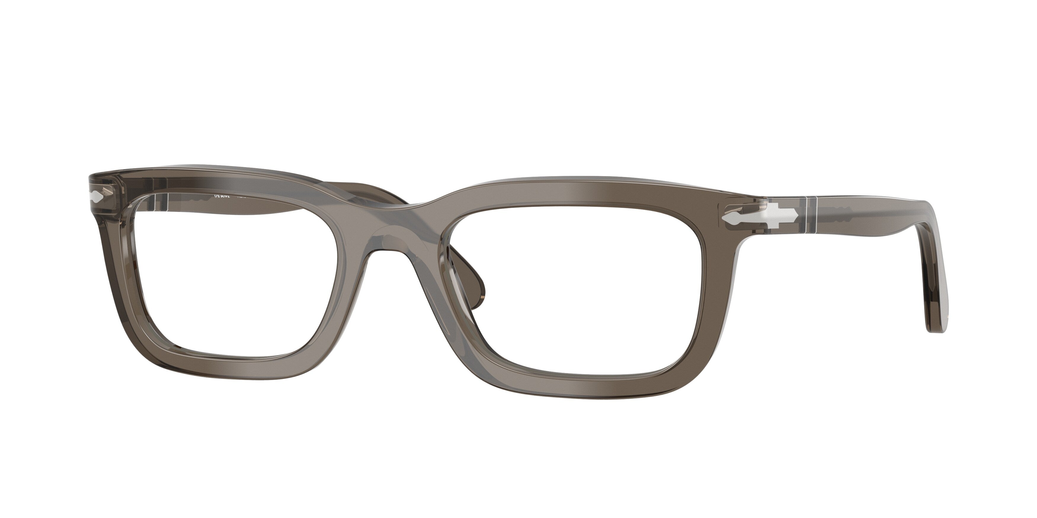 Persol Unisex Persol PO3397V 1103 Montature da vista Acetato Grigio Trasparente Squadrata Normale