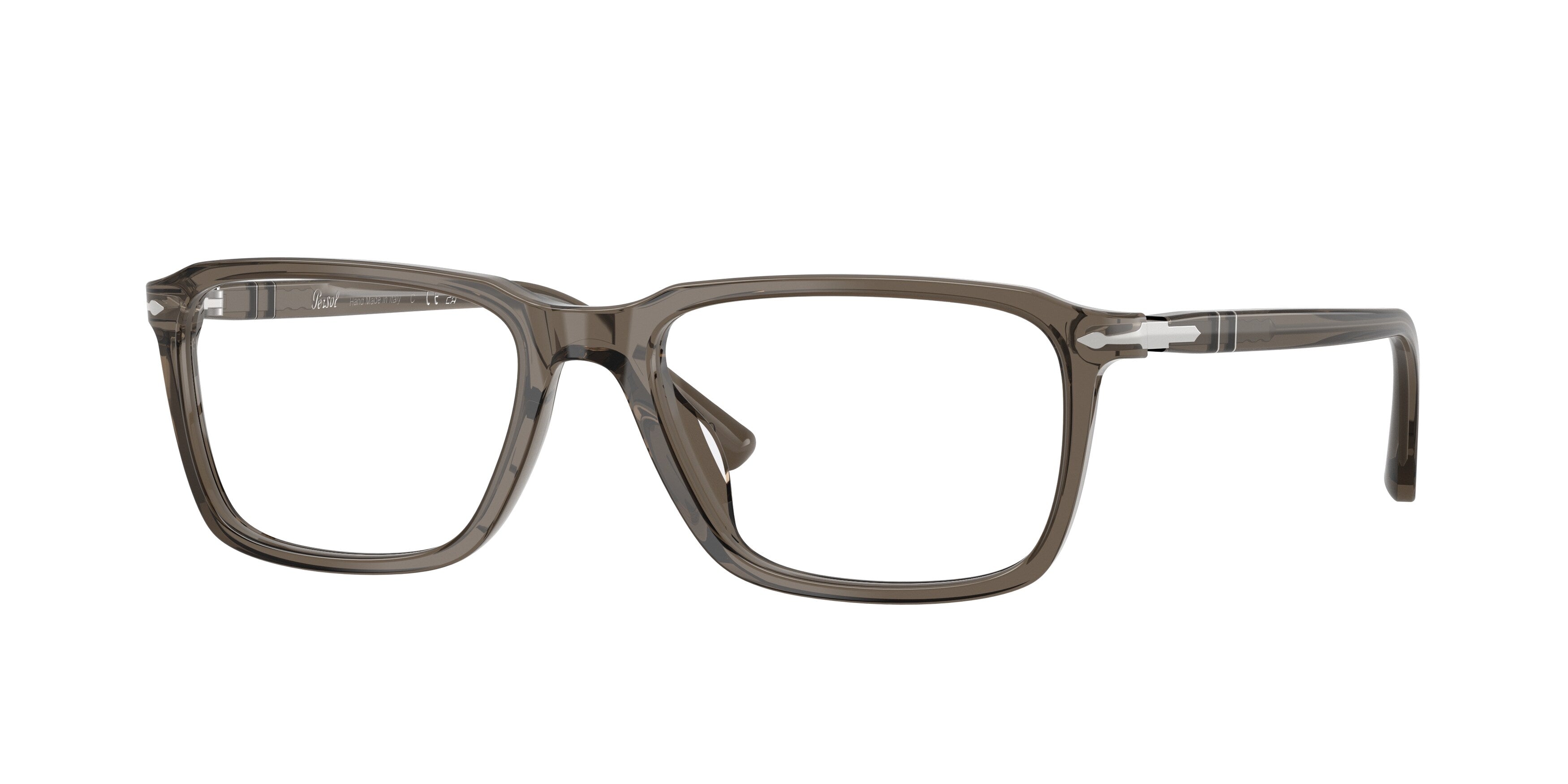 Persol Unisex Persol PO3405V 1103 Montature da vista Acetato Verde Trasparente Squadrata Normale Persol Unisex Persol PO3405V 1103 Montature da vista Acetato Verde Trasparente Squadrata Normale