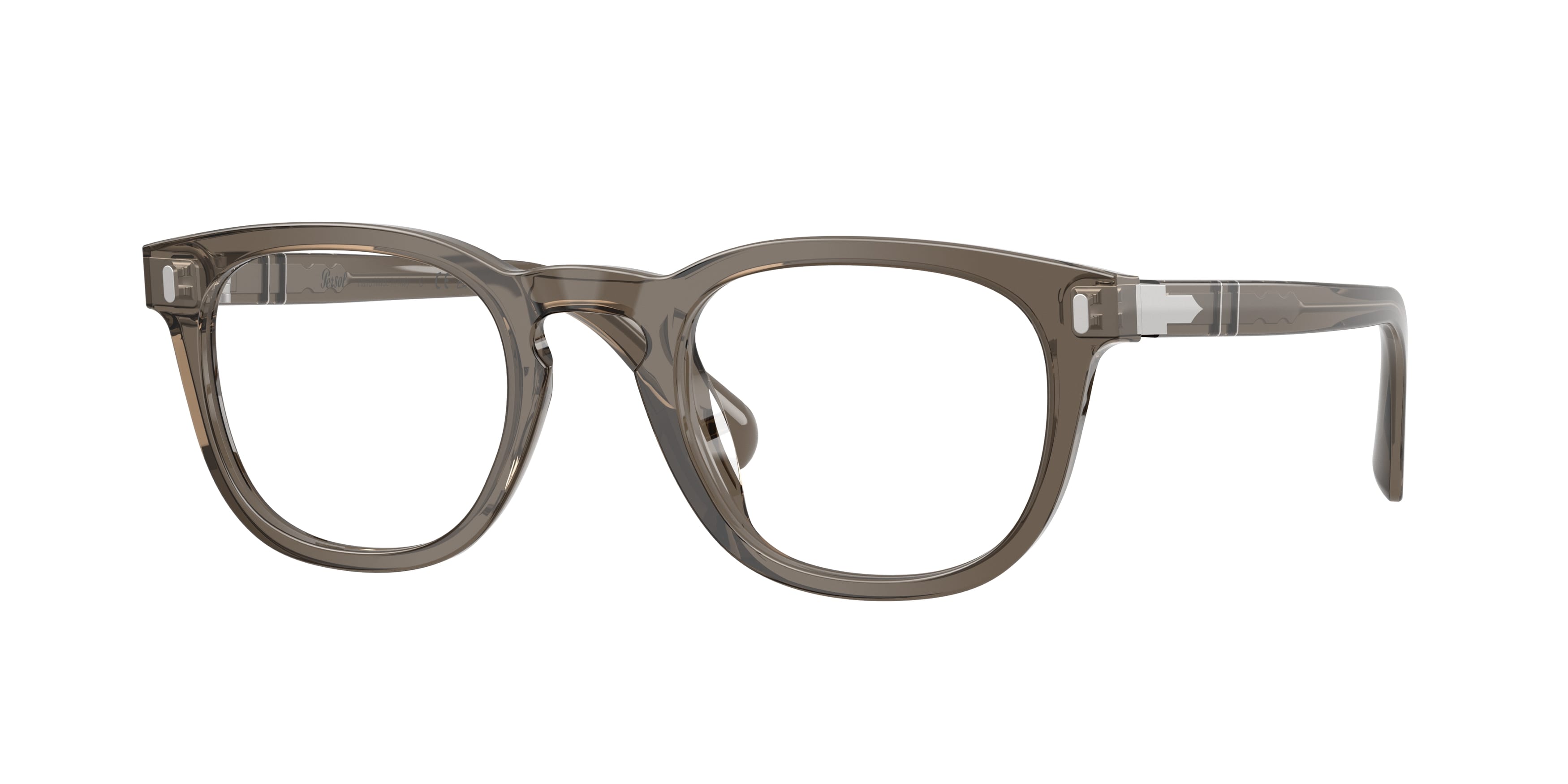 Persol Unisex Persol PO3406V GIANNI 1103 Montature da vista Acetato Verde Trasparente Squadrata Normale