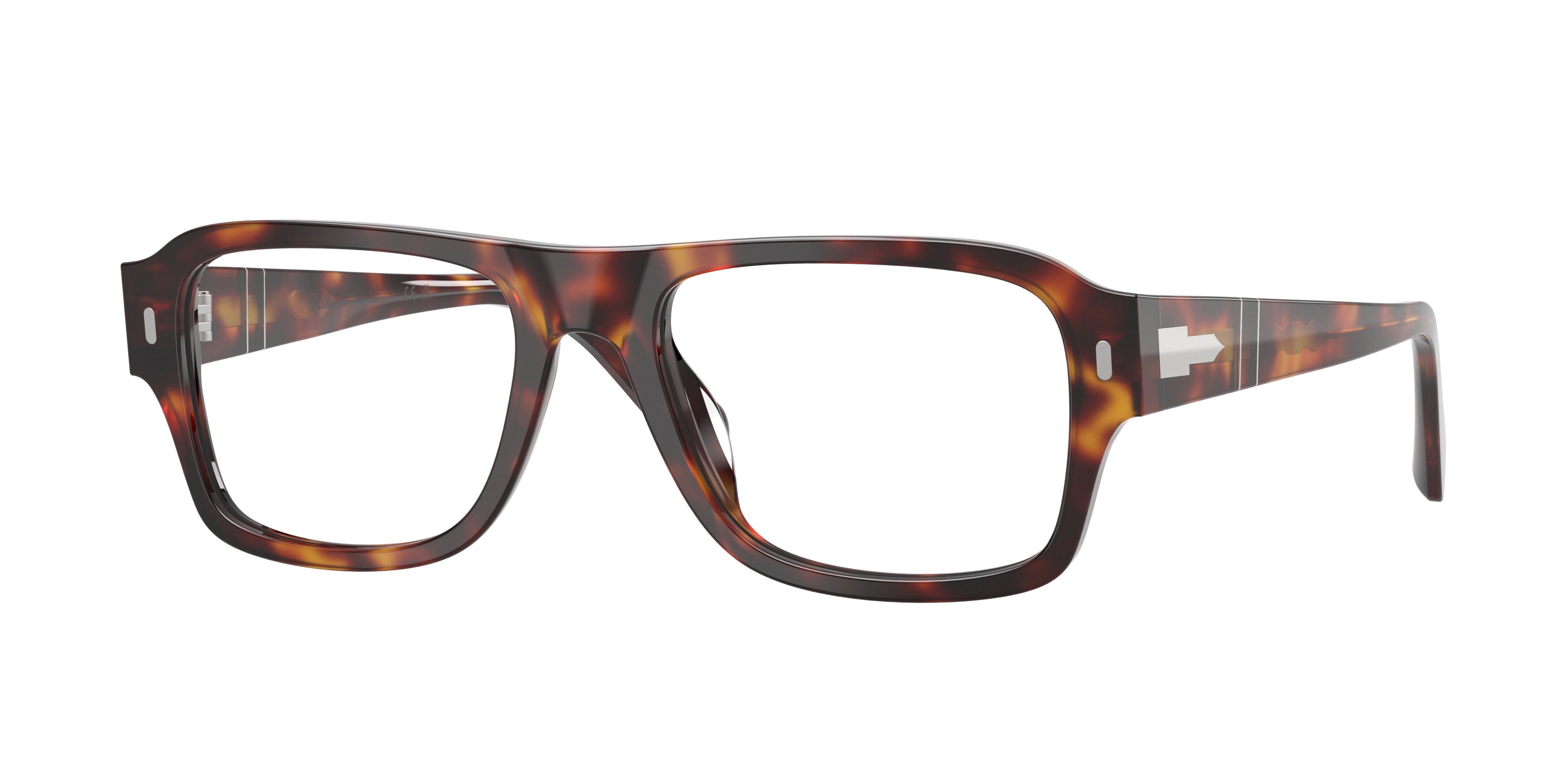 Persol Unisex Persol PO3407V 24 Montature da vista Acetato Tartaruga Trasparente Squadrata Normale Persol Unisex Persol PO3407V 24 Montature da vista Acetato Tartaruga Trasparente Squadrata Normale