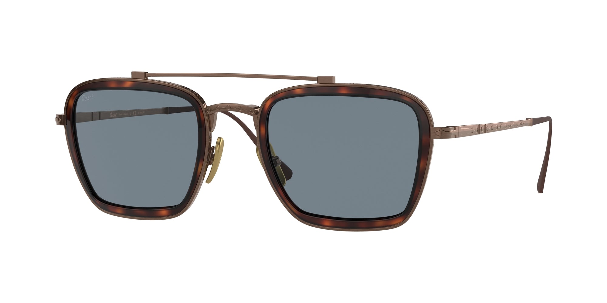 Persol Unisex Persol PO5012ST 801656 Occhiali da sole Titanio Marrone Blu Squadrata Normale Persol Unisex Persol PO5012ST 801656 Occhiali da sole Titanio Marrone Blu Squadrata Normale