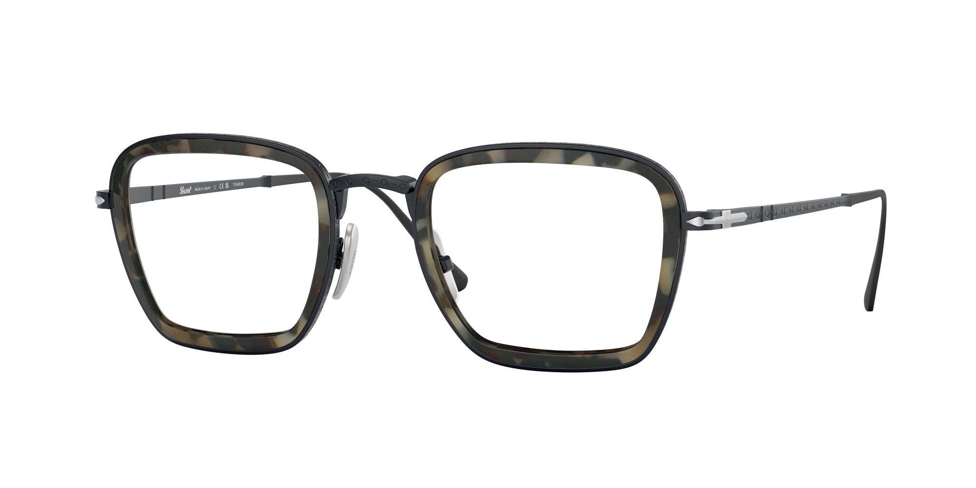 Persol Unisex Persol PO5013VT 8015 Montature da vista Titanio Nero Squadrata Persol Unisex Persol PO5013VT 8015 Montature da vista Titanio Nero Squadrata