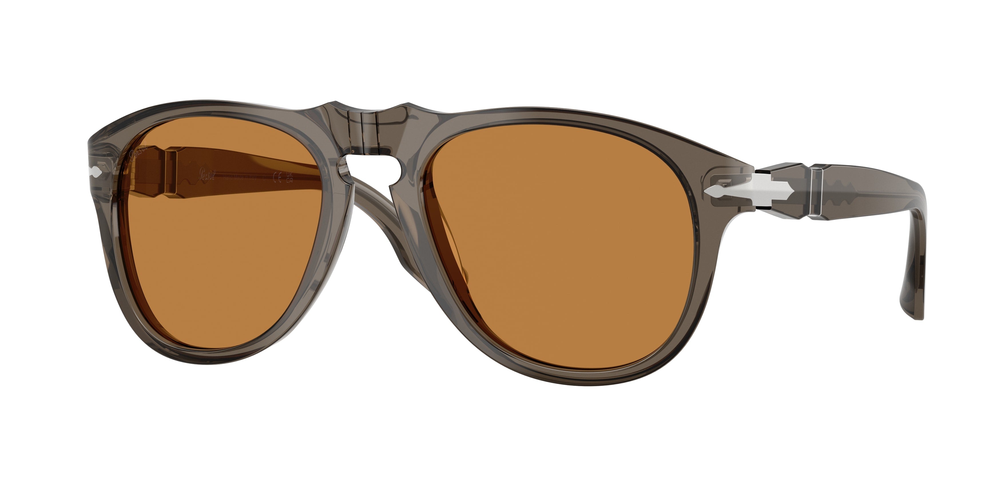 Persol Unisex Persol PO8649SM 110373 Occhiali da sole Acetato Verde Marrone Pilot Normale Persol Unisex Persol PO8649SM 110373 Occhiali da sole Acetato Verde Marrone Pilot Normale