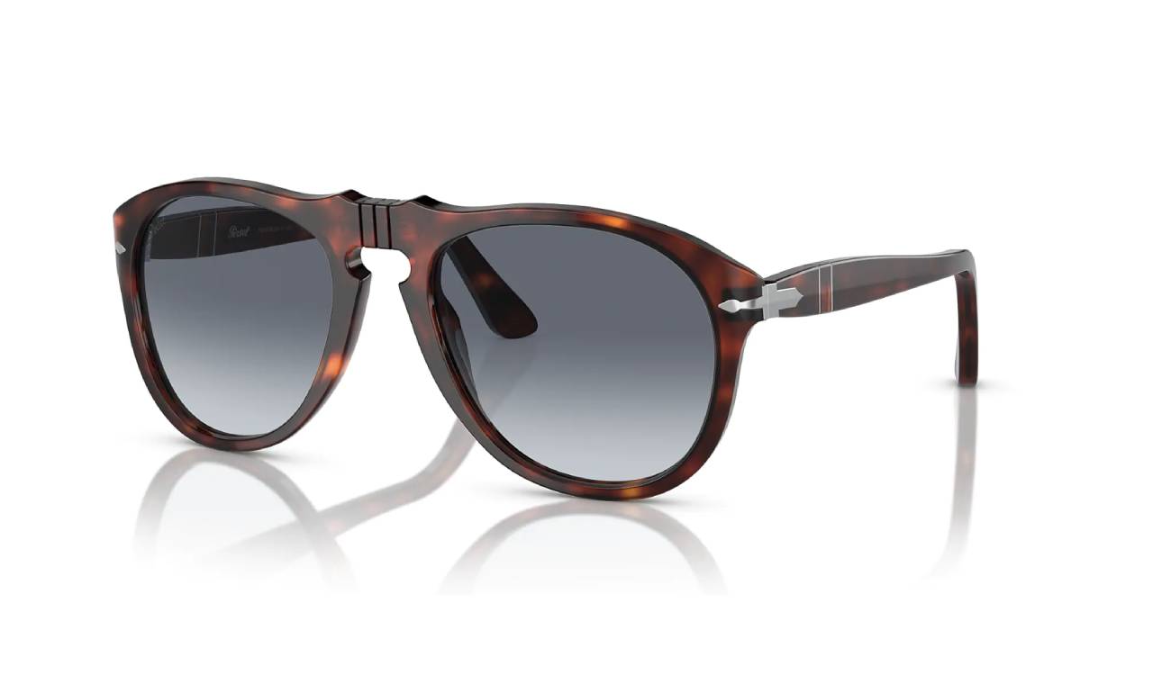 Persol Uomo Persol PO0649 24/86 Occhiali da sole Acetato Tartaruga Blu Pilot Normale Sfumato Persol Uomo Persol PO0649 24/86 Occhiali da sole Acetato Tartaruga Blu Pilot Normale Sfumato