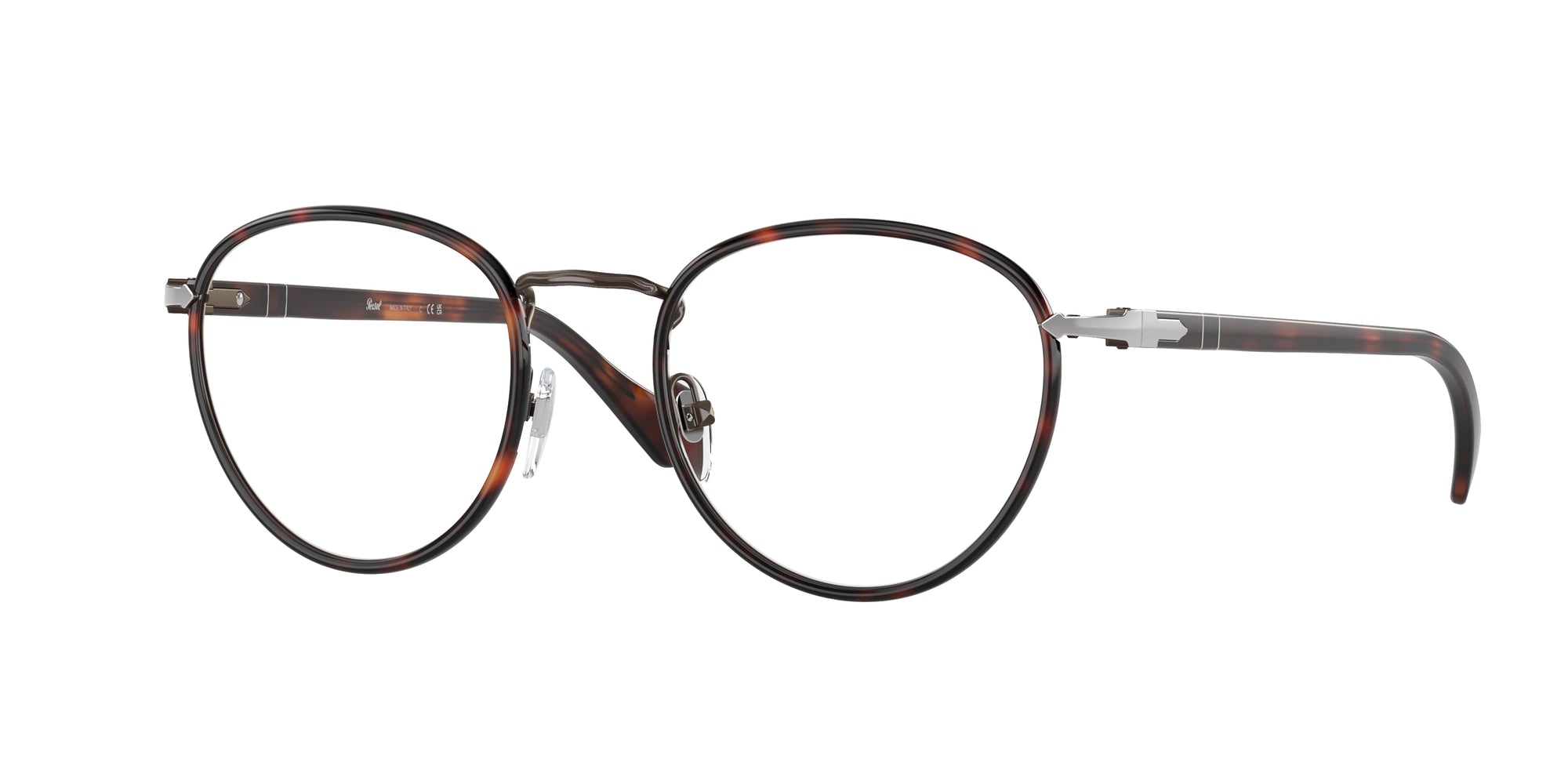Persol Uomo Persol PO2410VJ 992 Montature da vista Metallo Marrone Trasparente Pantos Normale Persol Uomo Persol PO2410VJ 992 Montature da vista Metallo Marrone Trasparente Pantos Normale