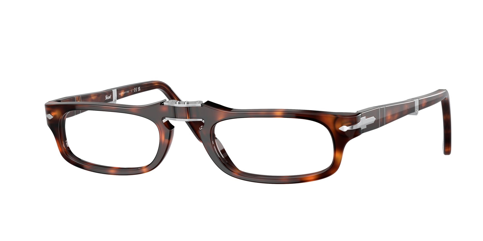 Persol Uomo Persol PO2886V 24 Montature da vista Acetato Tartaruga Trasparente Squadrata Normale