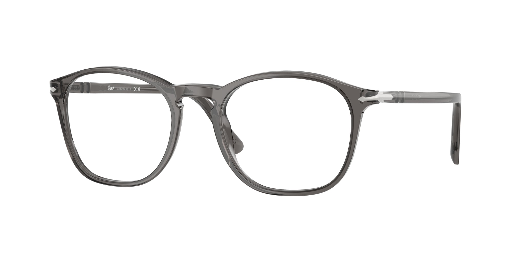 Persol Uomo Persol PO3007VM 1196 Montature da vista Acetato Grigio Squadrata Normale Persol Uomo Persol PO3007VM 1196 Montature da vista Acetato Grigio Squadrata Normale